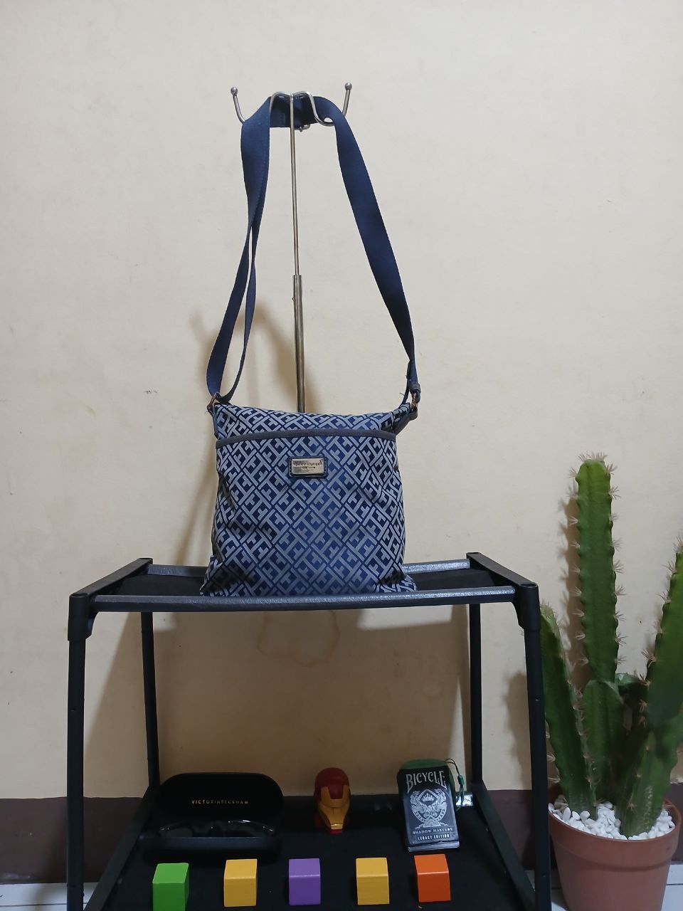 Tommy Hilfiger Monogram Unisex Crossbody Bag