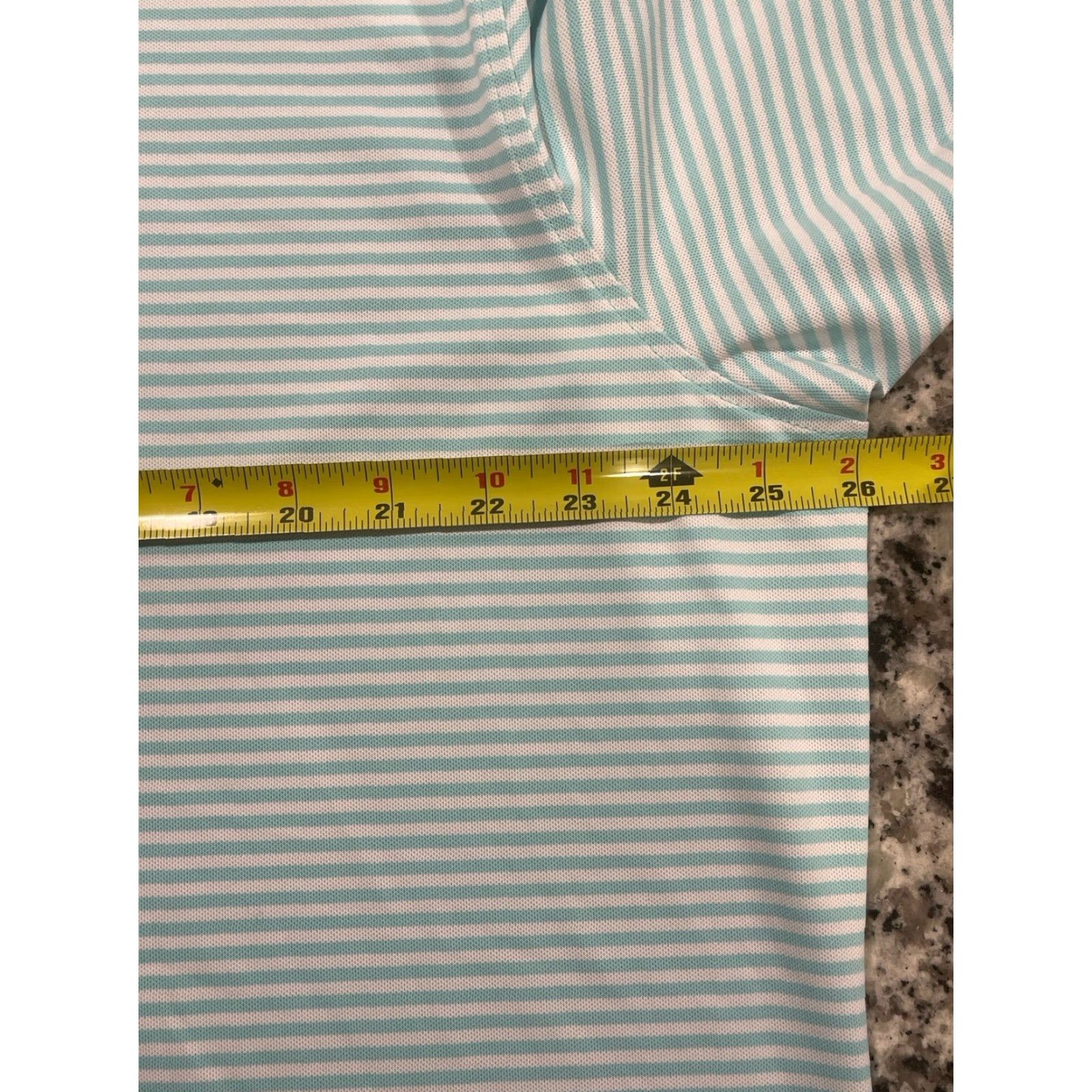 Peter Millar Peter Millar Polo Shirt Mens 2XL Striped Stretch Pocket Logo Casual Golf Shirt Size US XXL / EU 58 / 5 - 3 Thumbnail