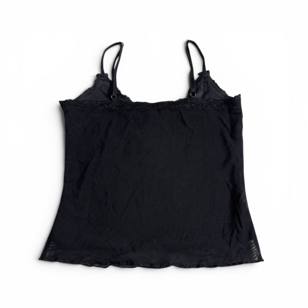 Forever 21 Forever21 Black Sheer Layered Floral Lace Trim Bowtie Cami Size XS / US 0-2 / IT 36-38 - 5 Thumbnail