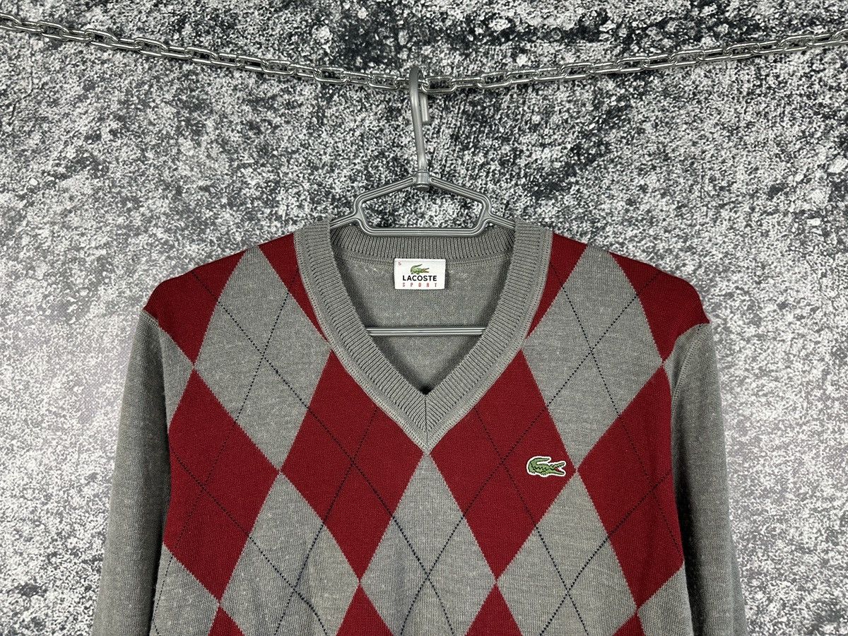 Lacoste Men’s Lacoste Sport V-Neck Wool Sweater Pullover Size 5 Size US L / EU 52-54 / 3 - 2 Thumbnail