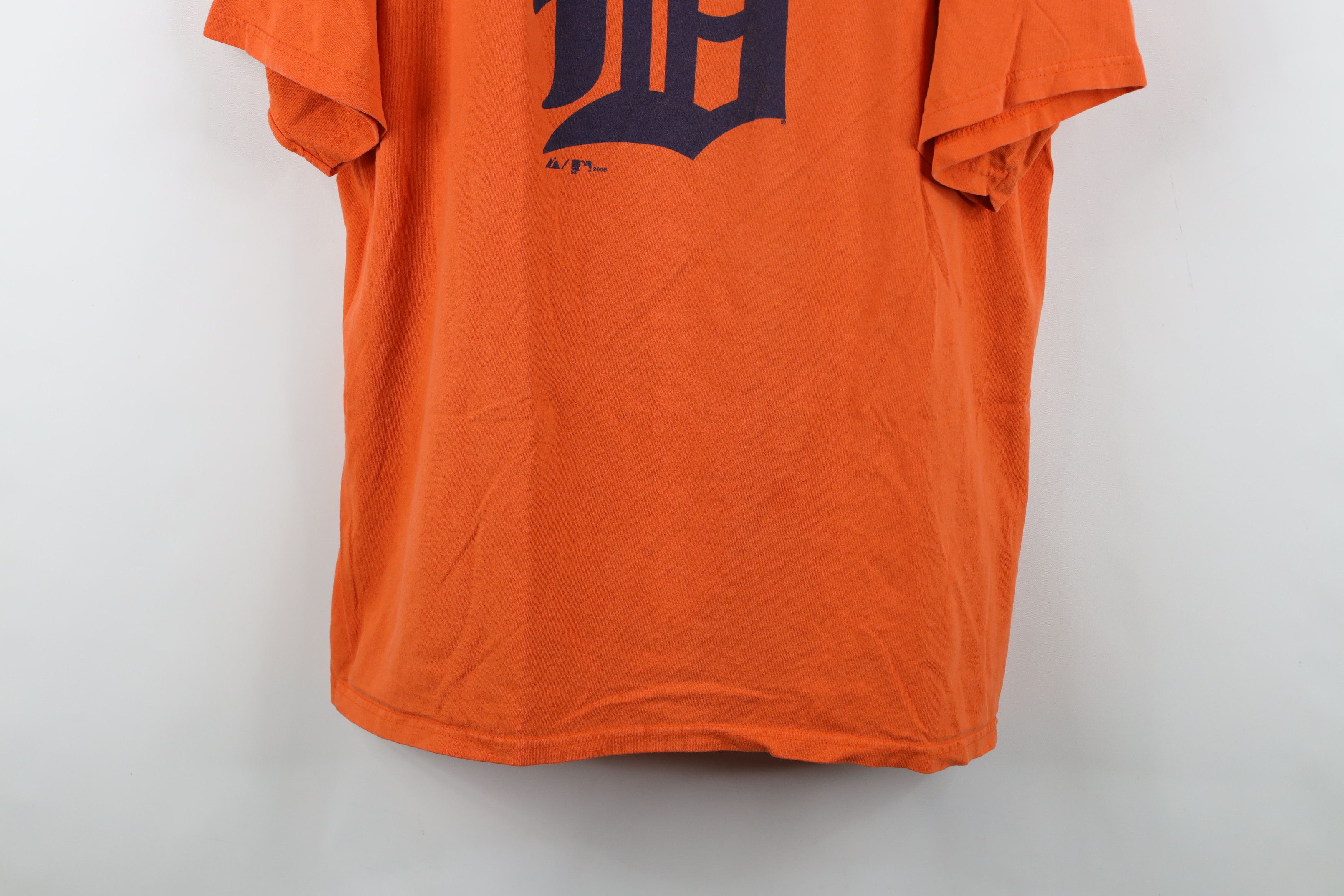 Vintage Vintage Y2K English D Detroit Tigers Baseball T-Shirt Orange Size US XL / EU 56 / 4 - 3 Thumbnail