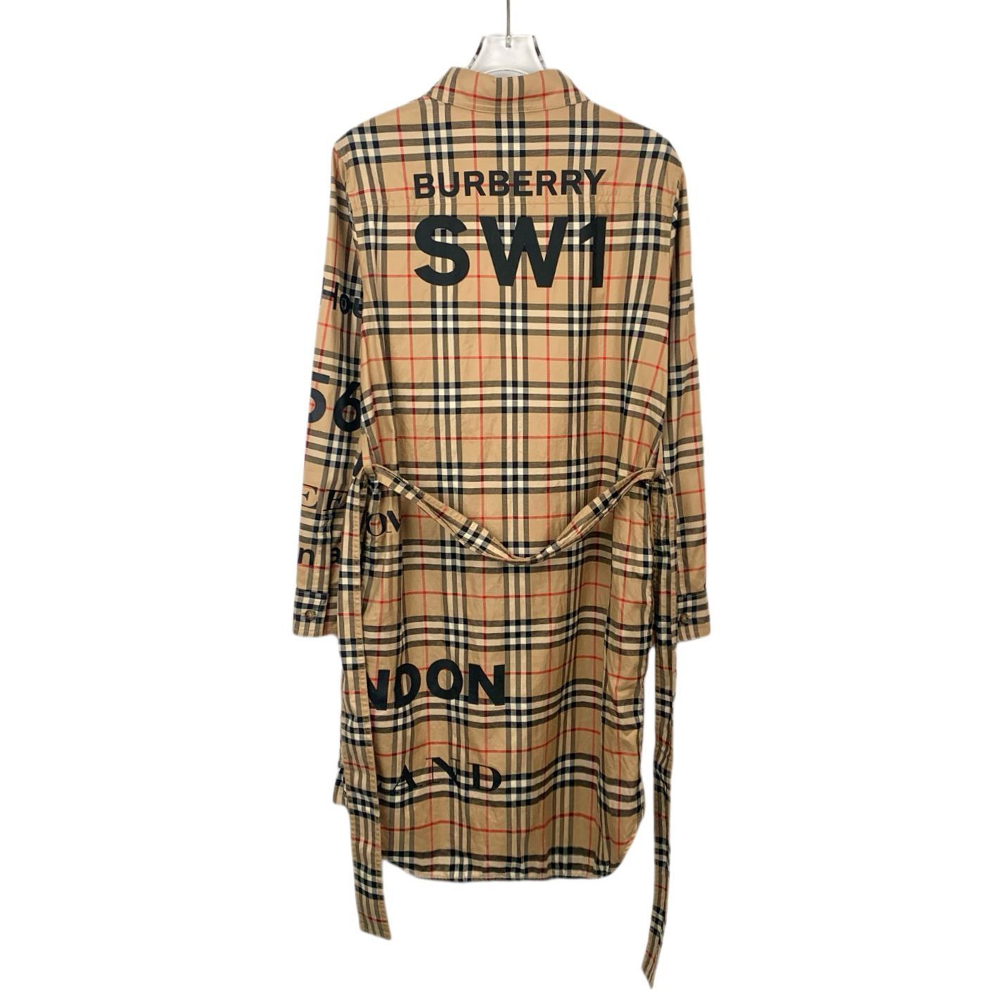 Burberry Burberry Womens Plaid Long Sleeve Cotton Shirt Dress Size S Size S / US 4 / IT 40 - 7 Thumbnail