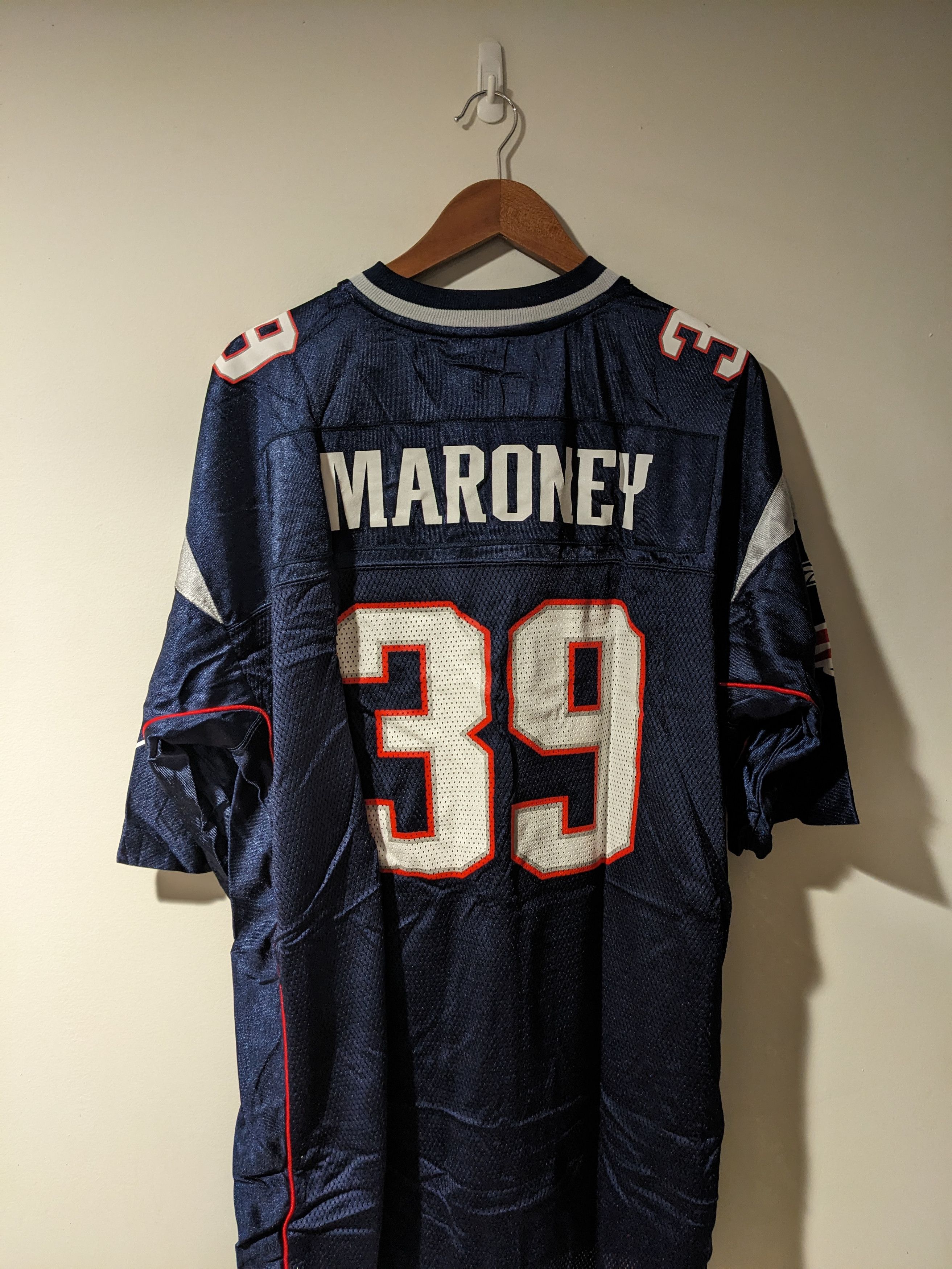 NFL × Vintage Vintage 2006 New England Patriots Laurence Maroney Jersey Size US XXL / EU 58 / 5 - 1 Thumbnail