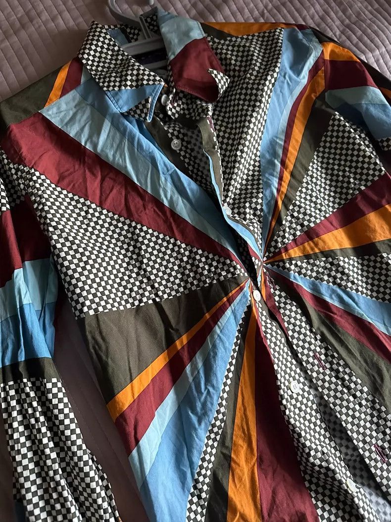 Junya Watanabe Junya Watanabe MAN Geometric Shirt Size US S / EU 44-46 / 1 - 2 Thumbnail
