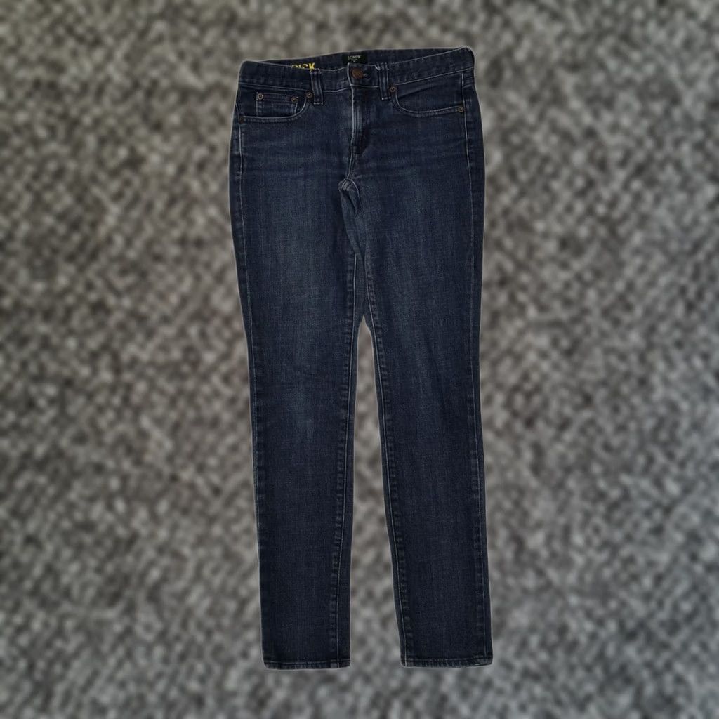 J.Crew J. CREW Mens Toothpick Jeans W26 L30 Blue Cotton Slim Fit Low Waist Size US 26 / EU 42 - 1 Thumbnail