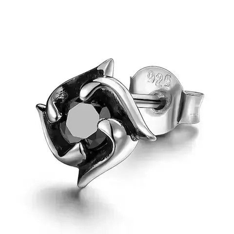 Jewelry Small Clover Black Earrings Size ONE SIZE - 2 Thumbnail