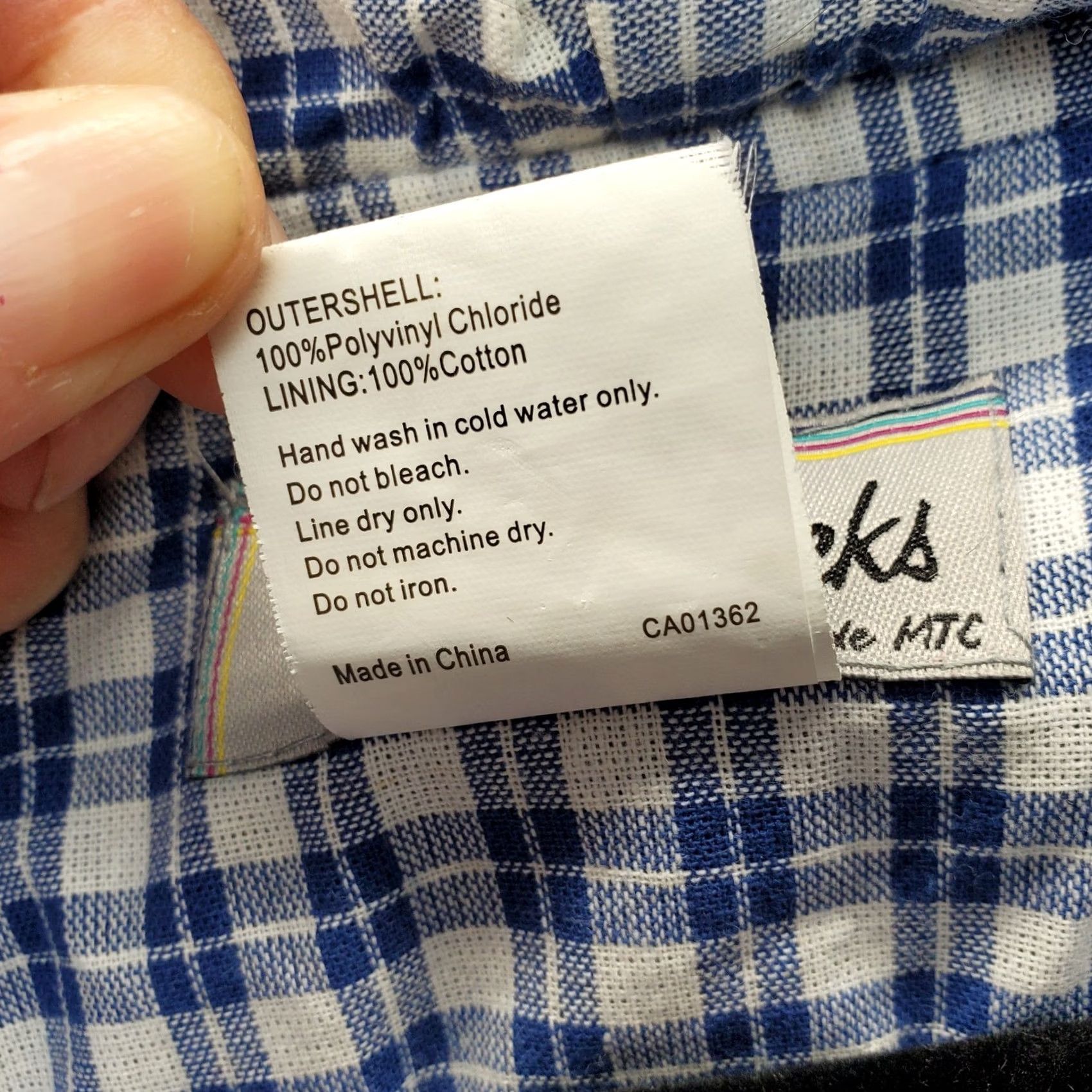 Vintage Rain-Shine Hooded Jacket Womens M Blue Plaid Lined Thermal Full Zip Shirt Womens M Blue Plaid Thermal Full Zip Size M / US 6-8 / IT 42-44 - 6 Thumbnail