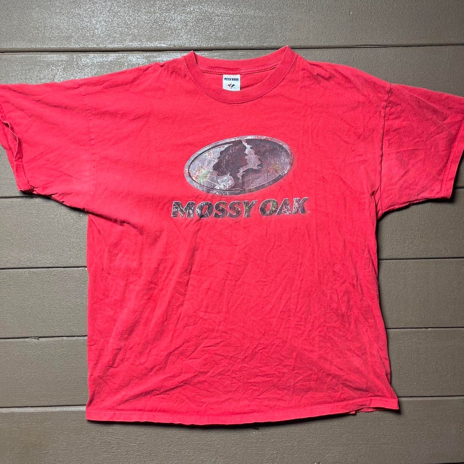 Mossy Oaks Y2K Red Mossy Oak Graphic Shirt Size US XXL / EU 58 / 5 - 1 Thumbnail