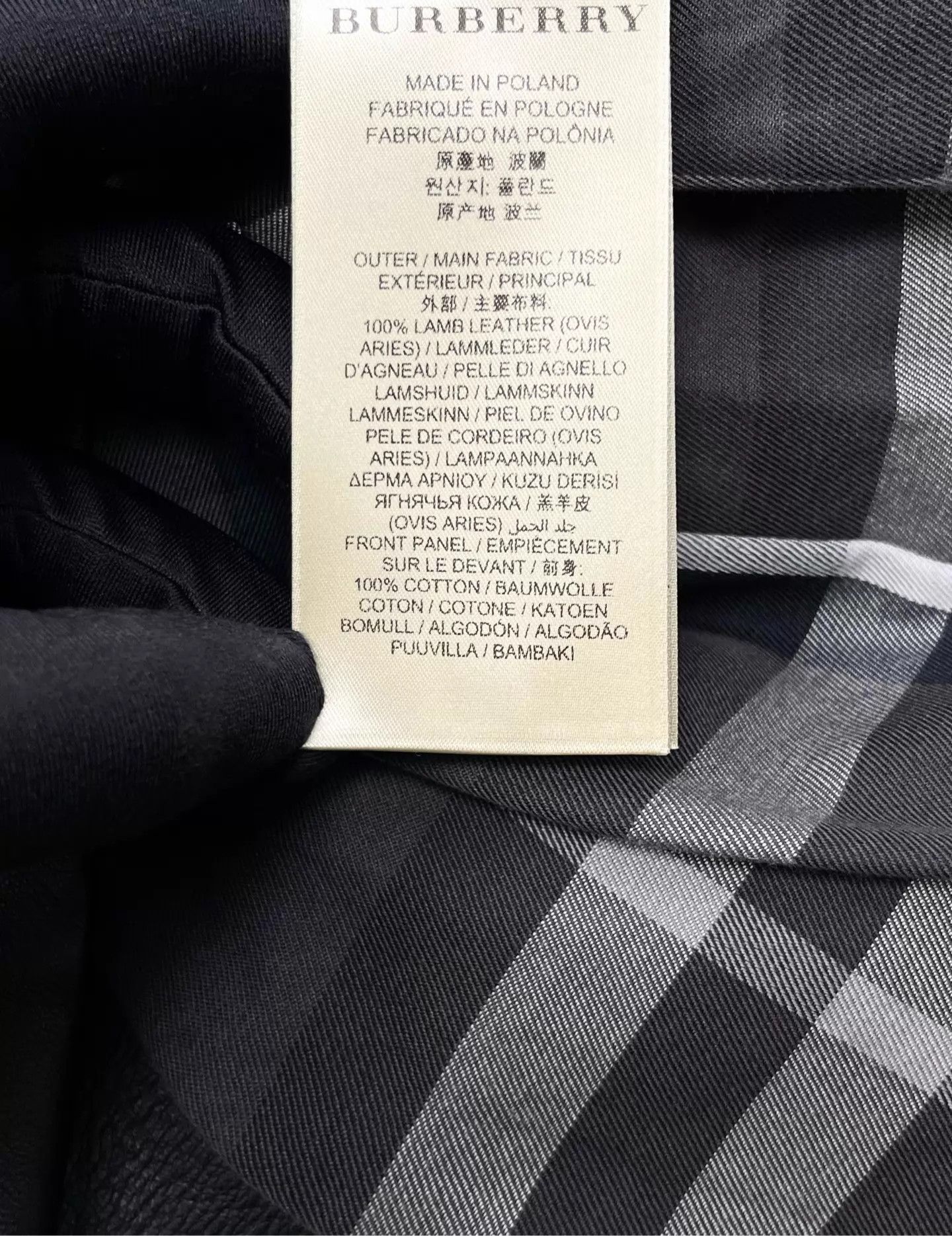 Burberry Burberry Kensington Shearling Plaid Belted Trench UK2 Black Size XXS / US 00 / IT 34 - 4 Thumbnail