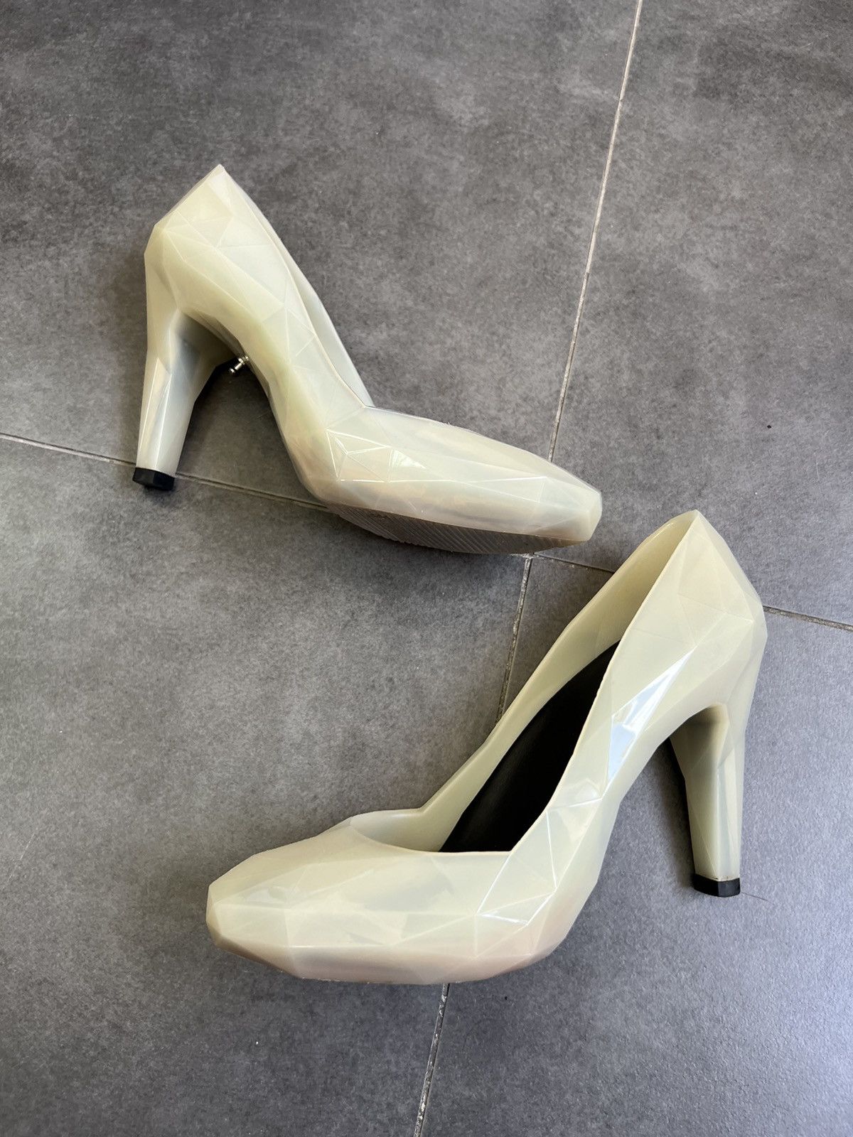 Issey Miyake × UNITED NUDE Issey Miyake style transparent UNITED NUDE HEELS Size US 8 / IT 38 - 2 Thumbnail
