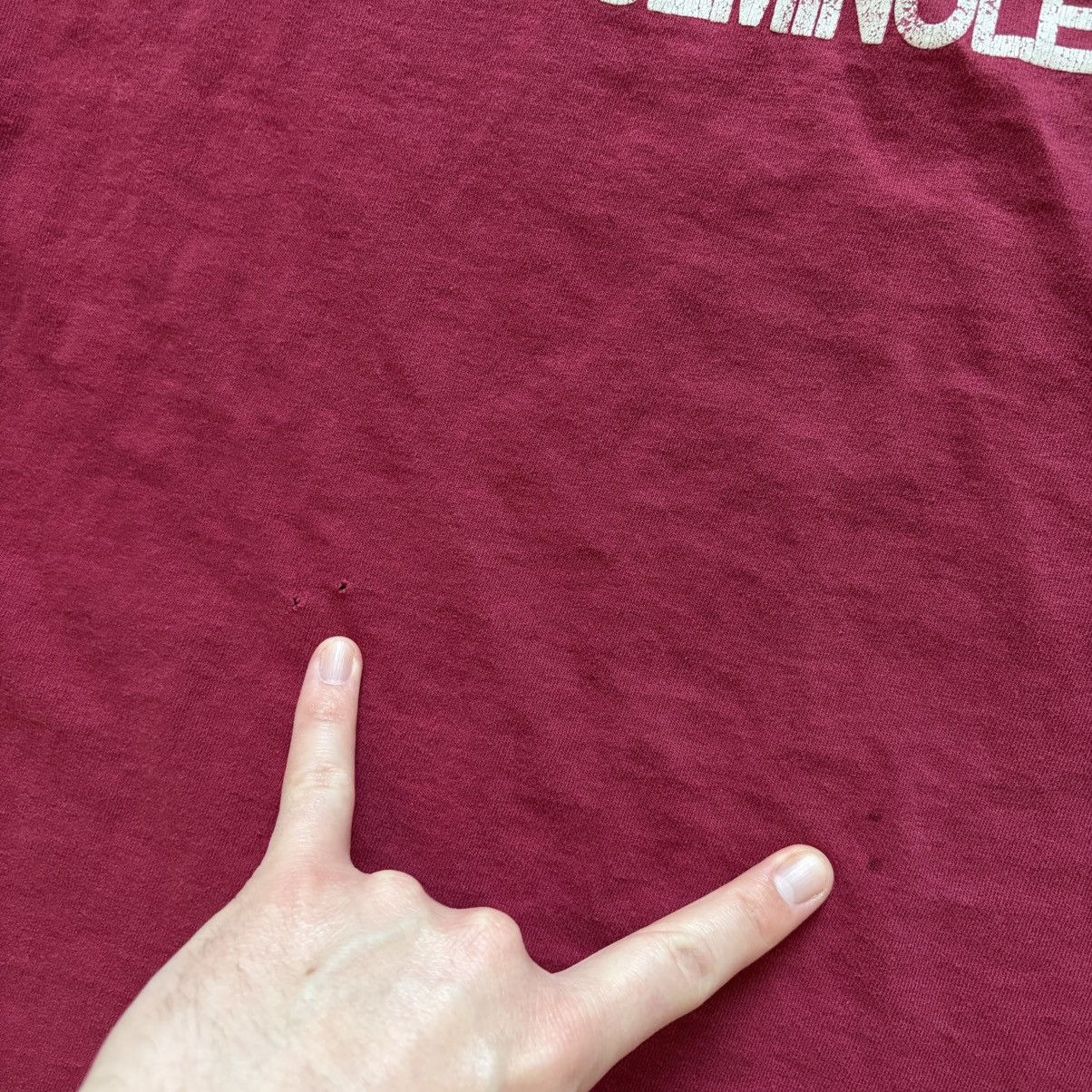 The Game Vintage 1990s 90s Florida State University Seminoles T Shirt Size US XL / EU 56 / 4 - 7 Thumbnail