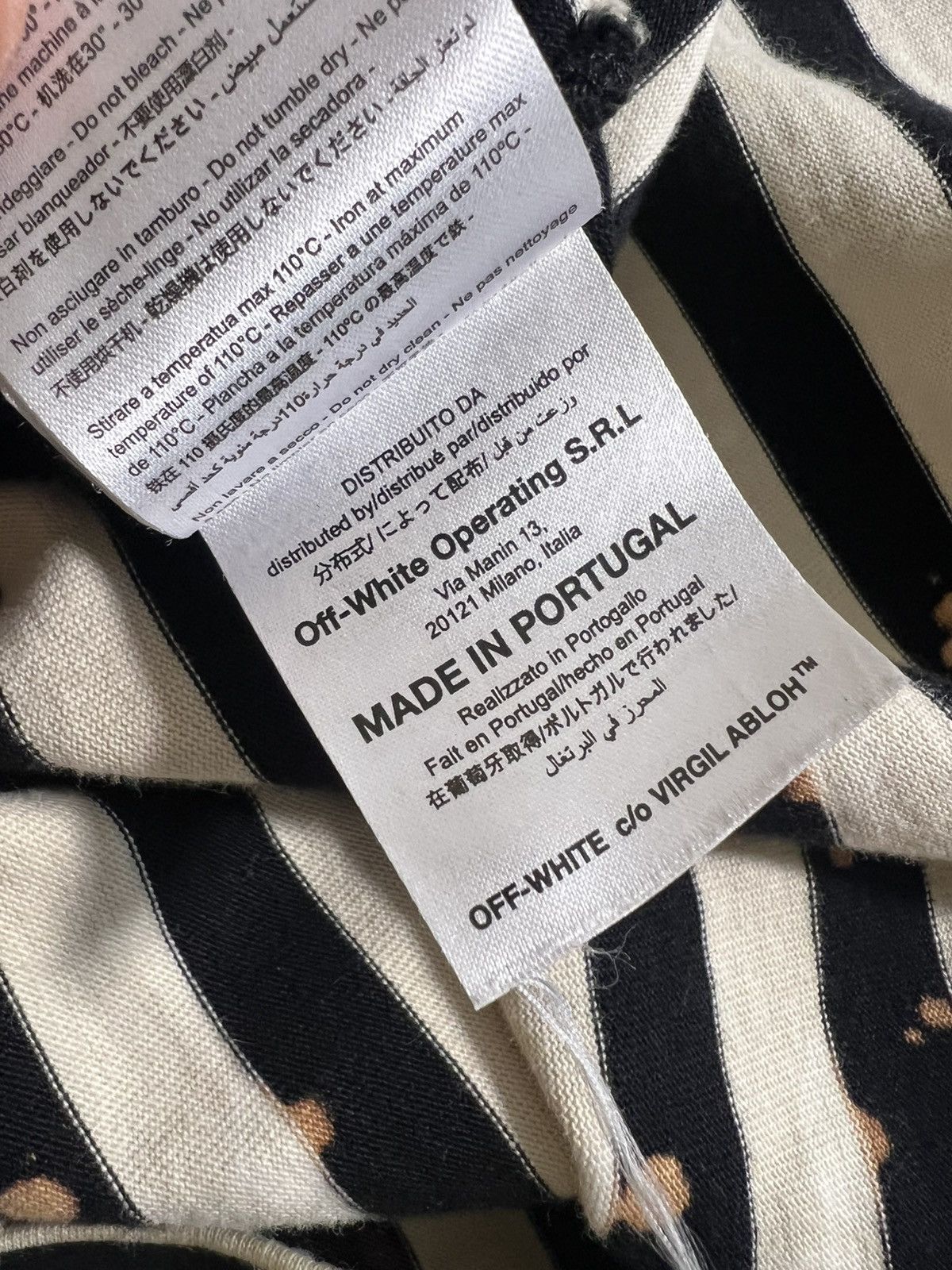 Off-White Off White black white distressed long sleeve Size US XL / EU 56 / 4 - 6 Thumbnail
