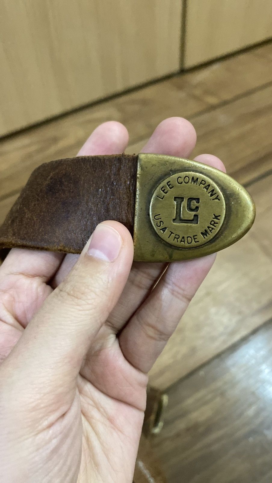 Lee Y2K belt vintage leather lee Size 32 - 6 Thumbnail