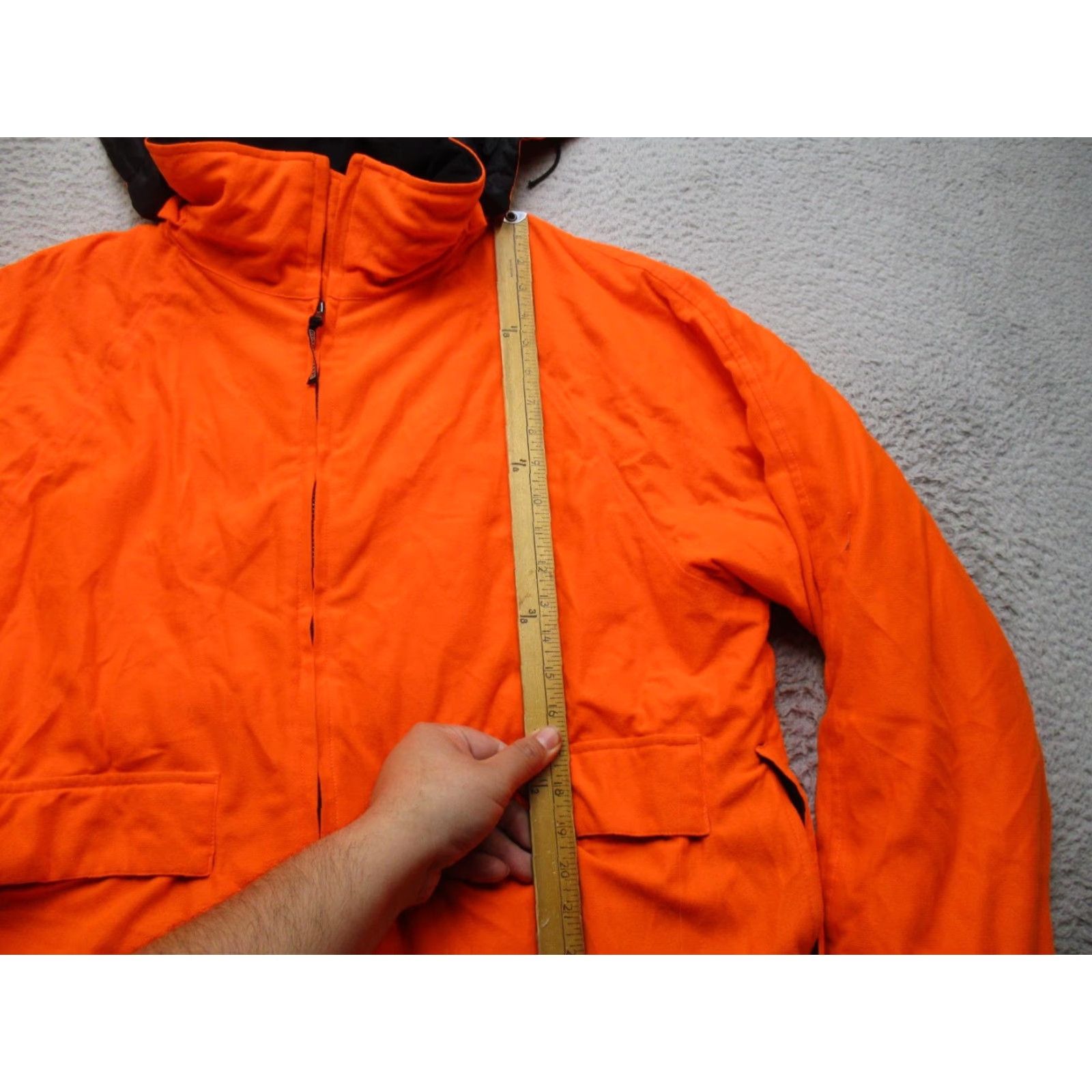 Vintage Bushmaster Jacket Mens 2XL Orange Cotton Hooded Insulated Puffer Hunting Outdoor Size US XXL / EU 58 / 5 - 3 Thumbnail