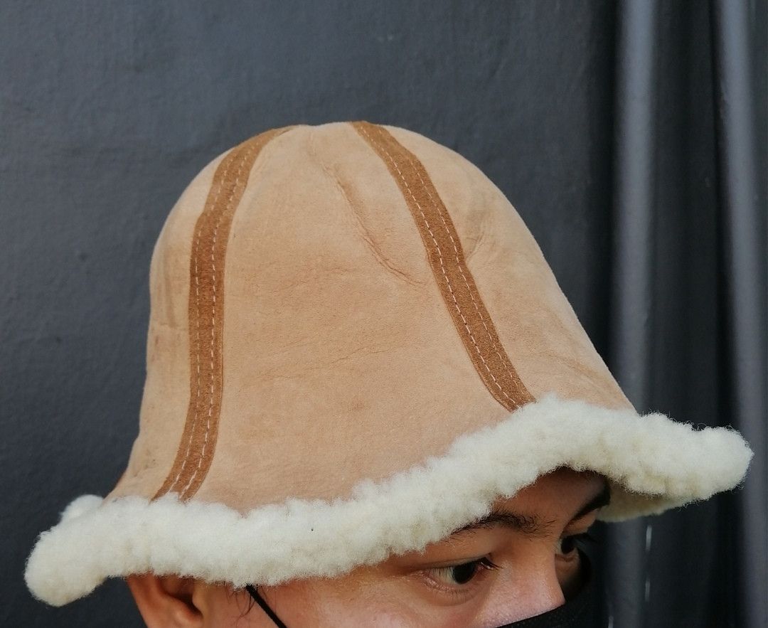 Designer Bick Leather & Fleech Hats Size ONE SIZE - 9 Thumbnail