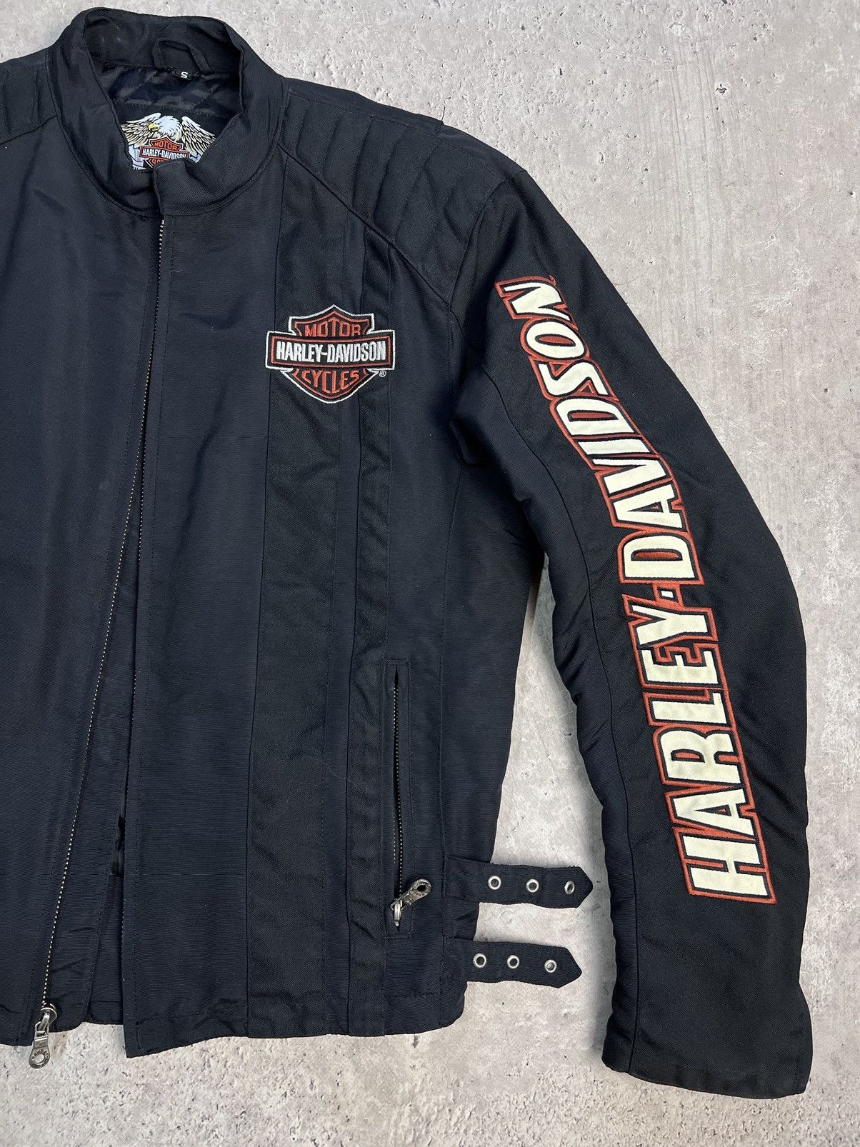 Harley Davidson × Vintage Y2K Vintage Harley Davidson Jacket Racing Big Logo Size US S / EU 44-46 / 1 - 9 Thumbnail