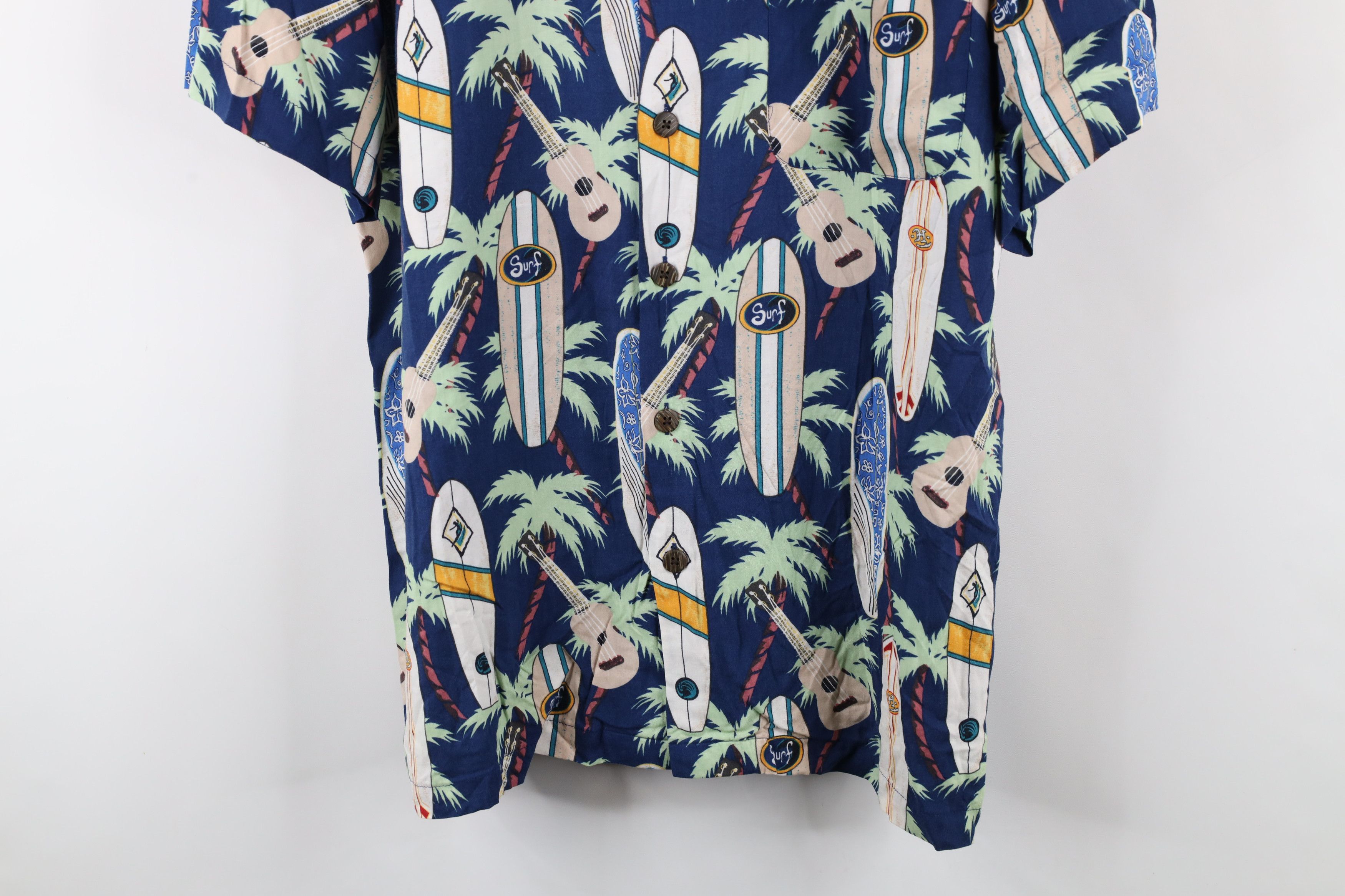 Vintage Vintage 90s Y2K Streetwear All Over Print Hawaiian Shirt Size US L / EU 52-54 / 3 - 3 Thumbnail