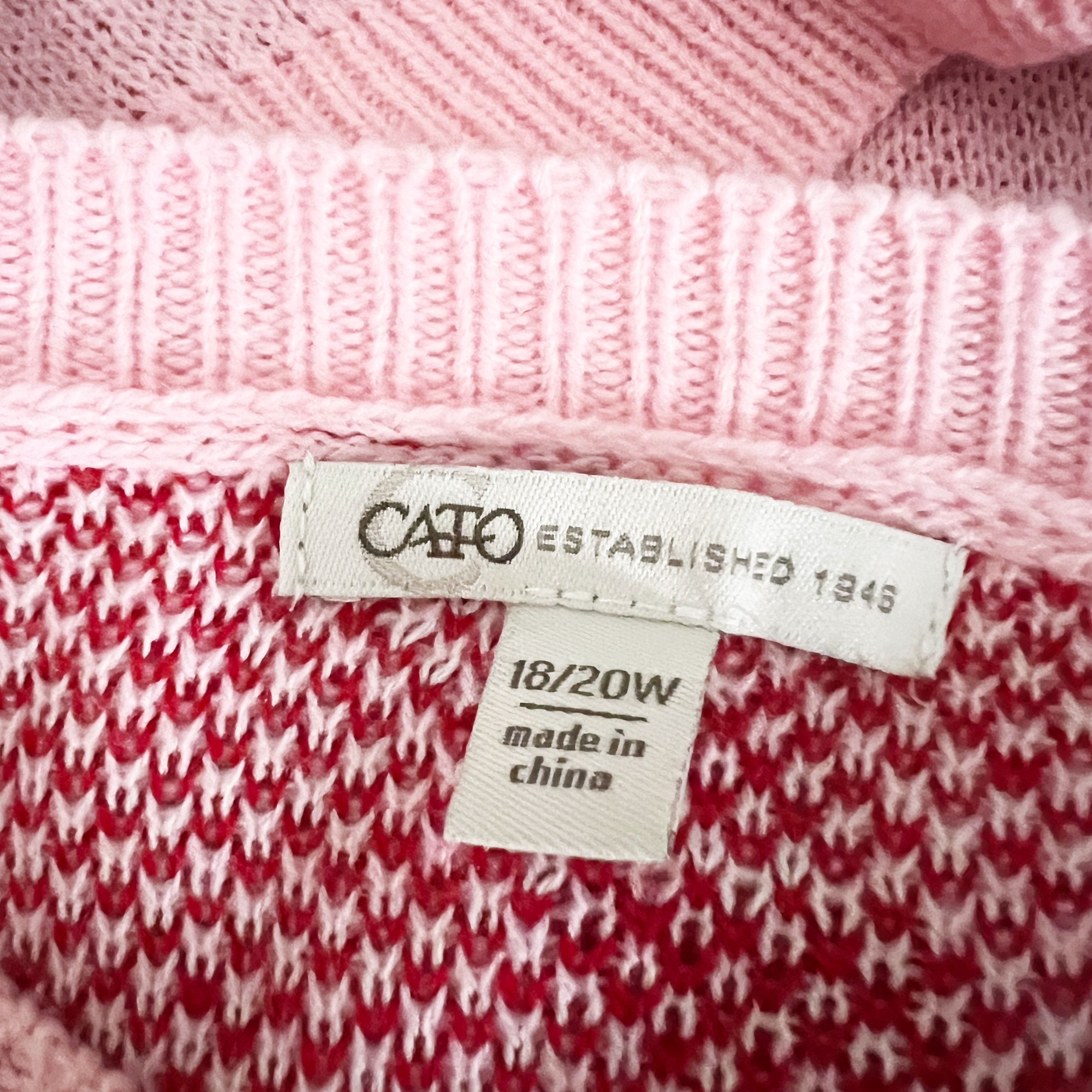 Other Cato Fashions Candy Cane Festive Holiday Size 3XL / US 20-22 - 2 Thumbnail