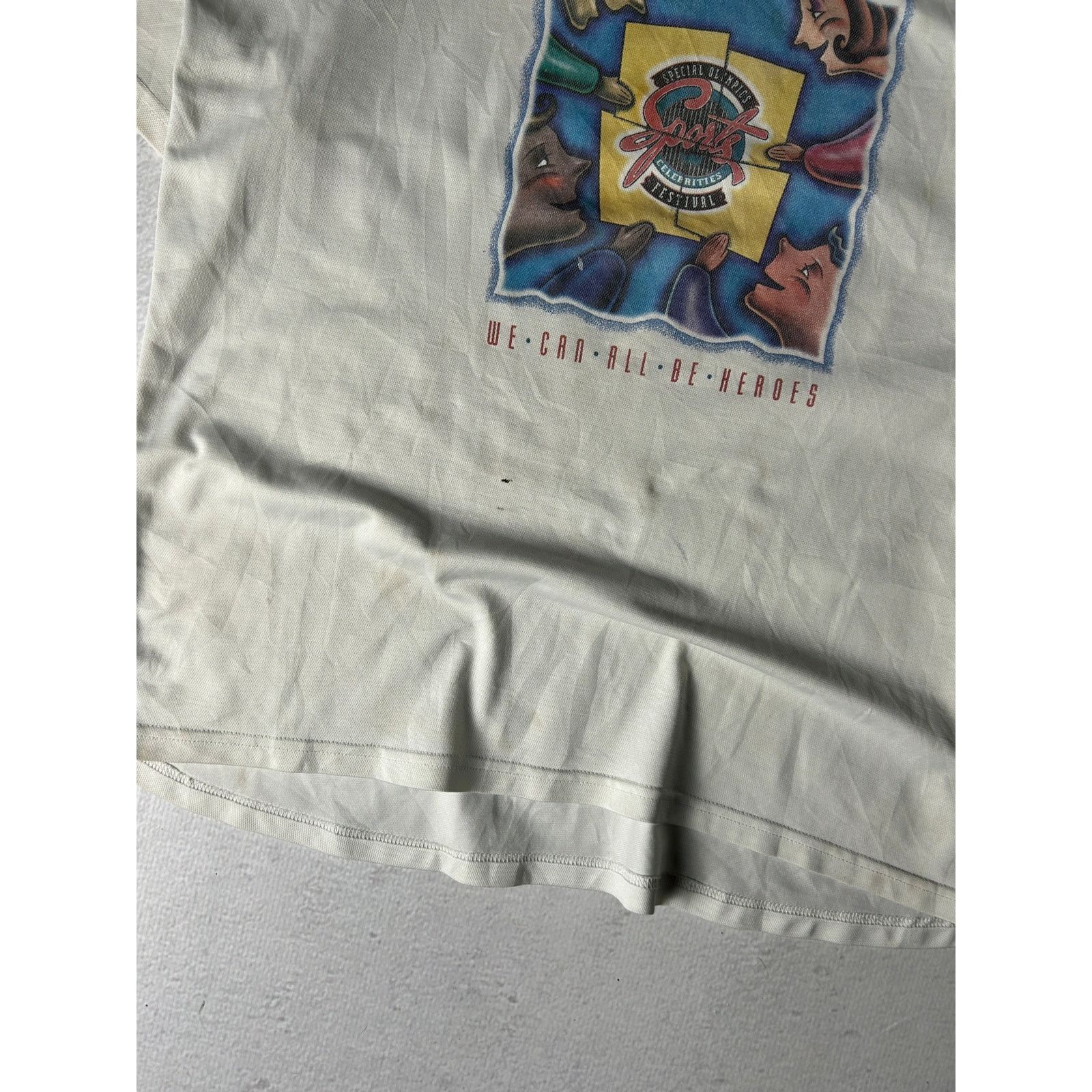 Adidas Vintage Adidas White Pre-owned Jersey T-Shirt - Men's Large Size US L / EU 52-54 / 3 - 3 Thumbnail