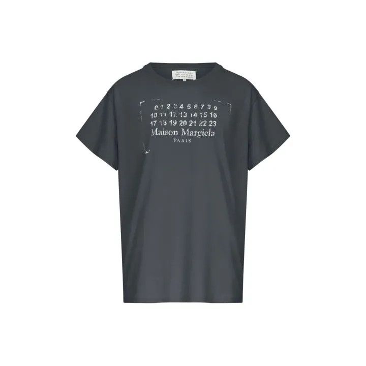 Maison Margiela Maison Margiela SS25 Logo Print Short Sleeve T-shirt 0079 Size XL / US 12-14 / IT 48-50 - 1 Thumbnail