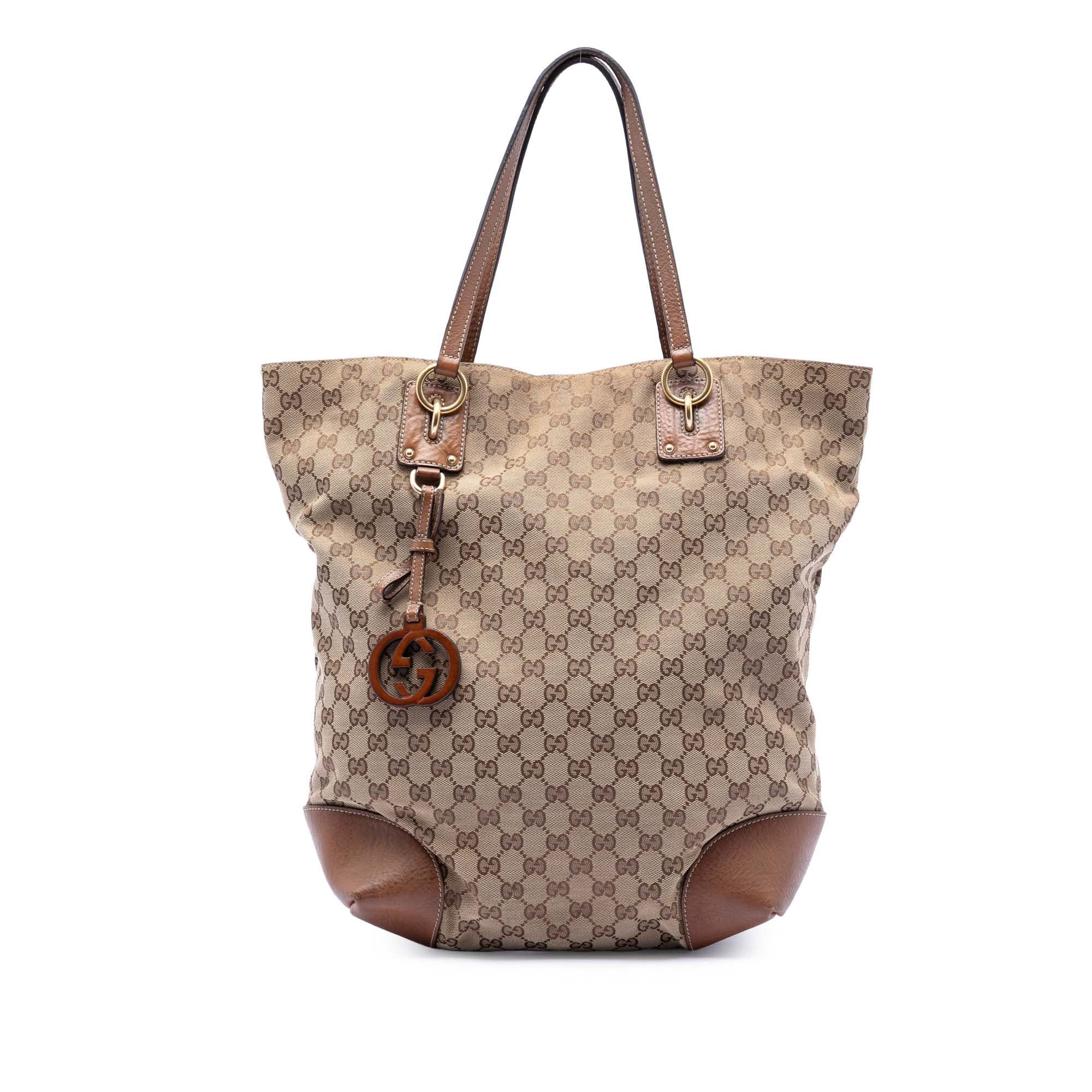 Gucci Large GG Canvas GG Charm Tote Size ONE SIZE - 1 Thumbnail