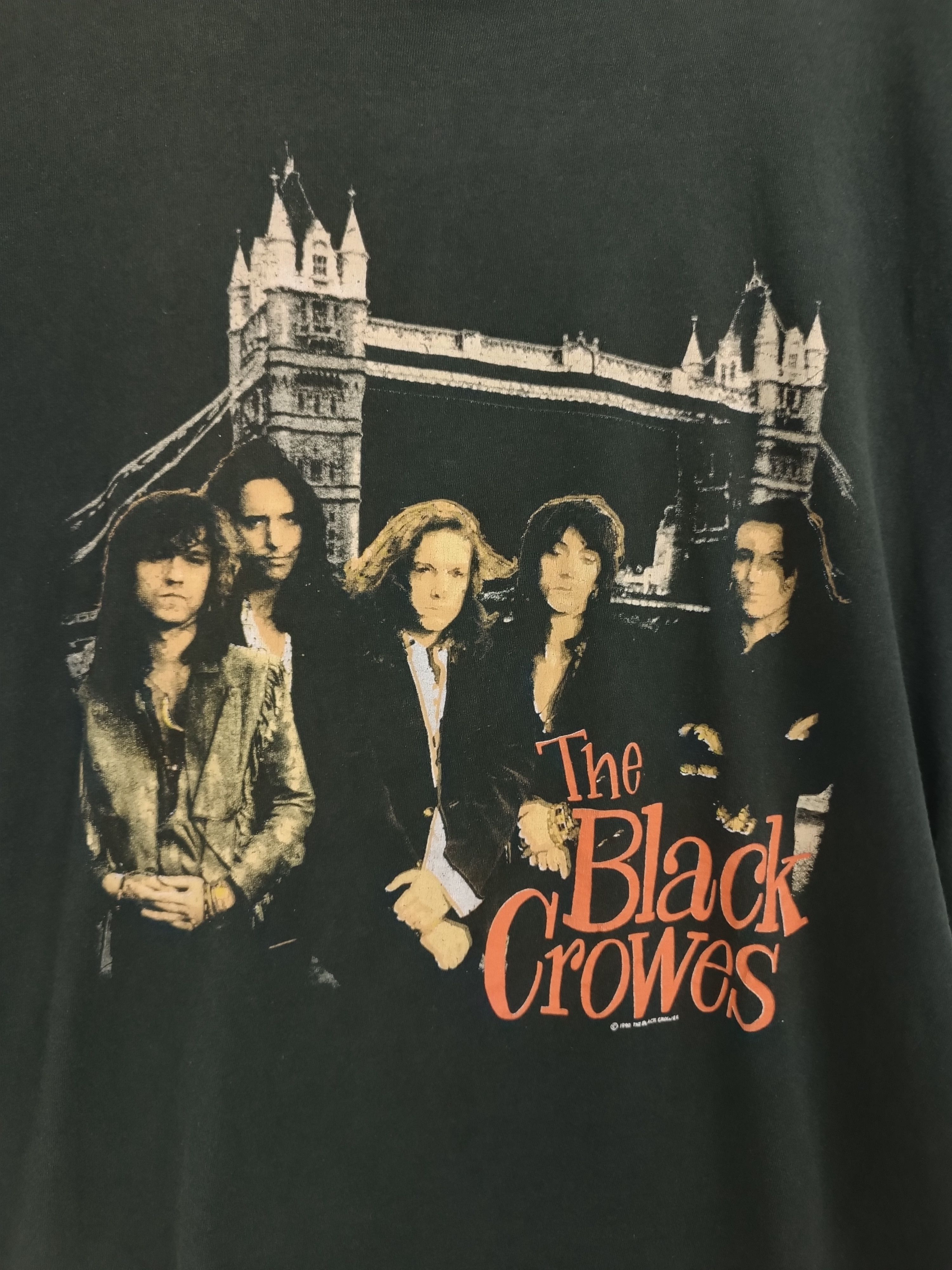 Vintage VINTAGE 90'S THE BLACK CROWES WORLD TOUR OZZY ZEPPELIN ZZ Size US L / EU 52-54 / 3 - 8 Thumbnail
