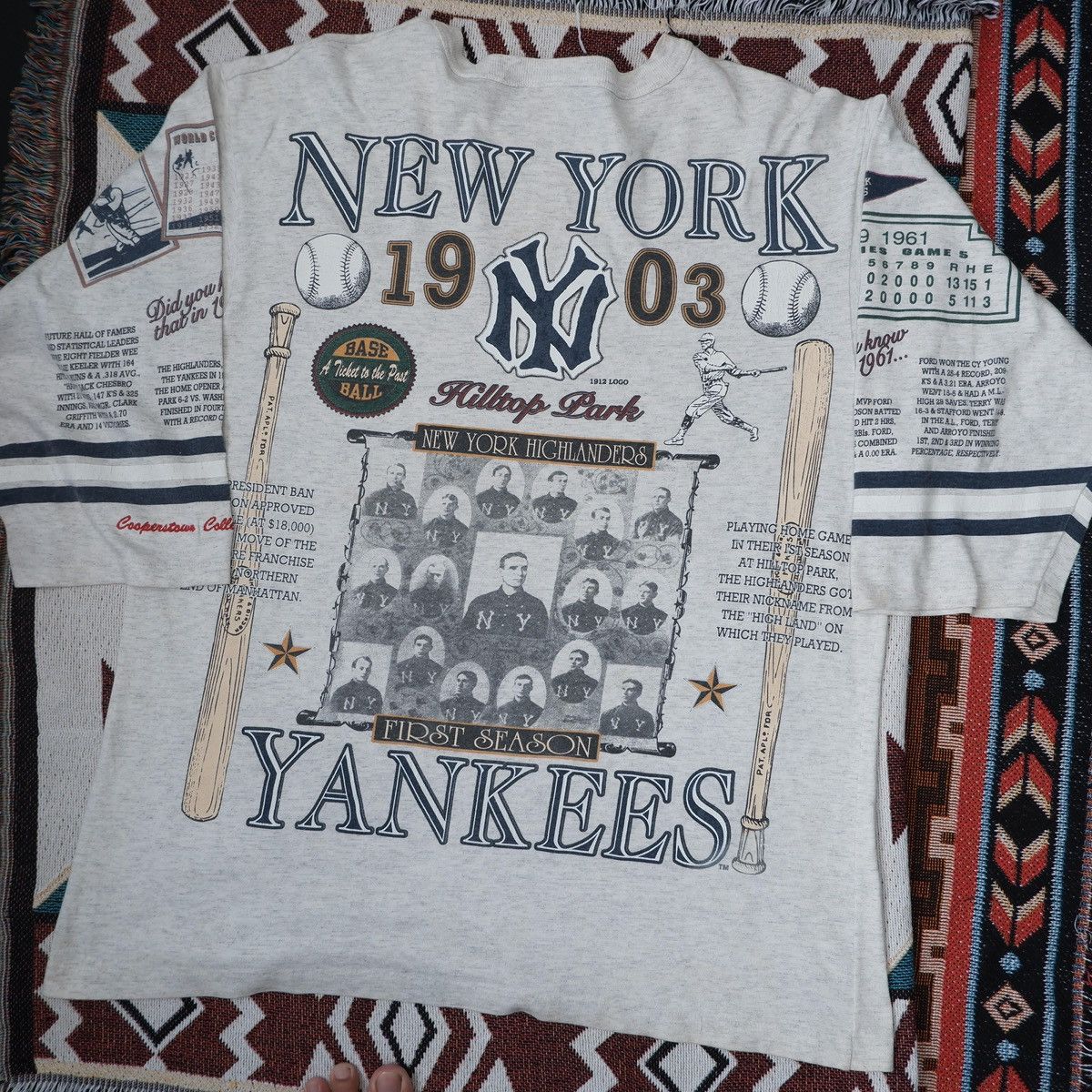 Vintage Vintage Long Gone New York Yankees Size US L / EU 52-54 / 3 - 1 Thumbnail