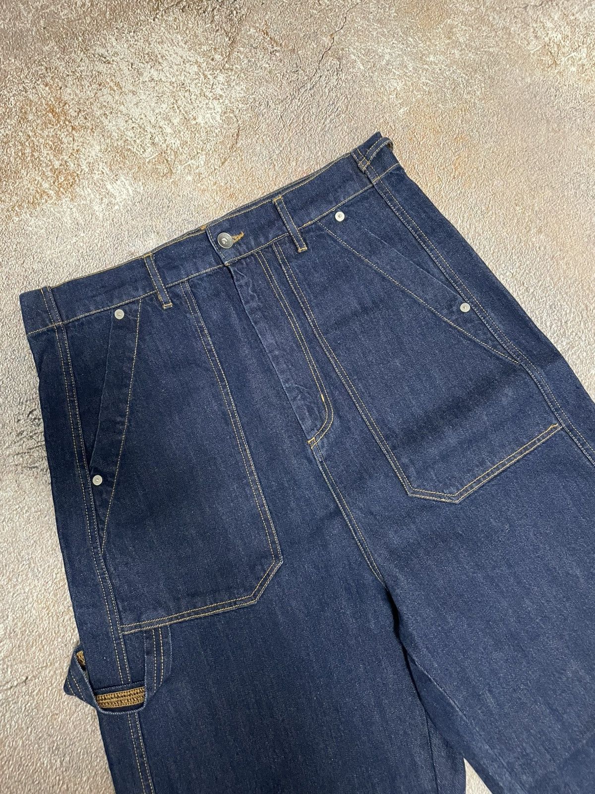 Henrik Vibskov Henrik Vibskov Relaxed Fit Indigo Rap Jeans Size US 32 / EU 48 - 3 Thumbnail