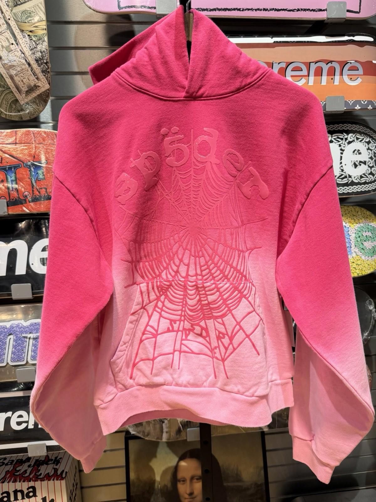 Sp5der Sp5der Pink Pullover Gel Hoodie Size Medium 2026 Size US M / EU 48-50 / 2 - 2 Thumbnail