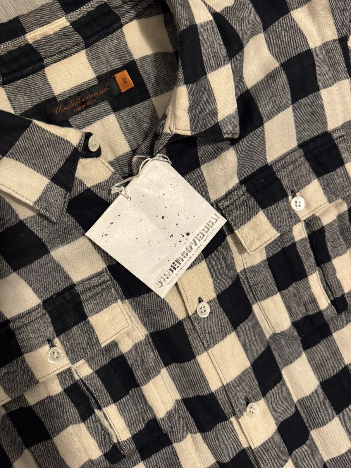 Undercover Undercover SS06 “T” Hybrid Flannel Shirt Size US S / EU 44-46 / 1 - 3 Thumbnail