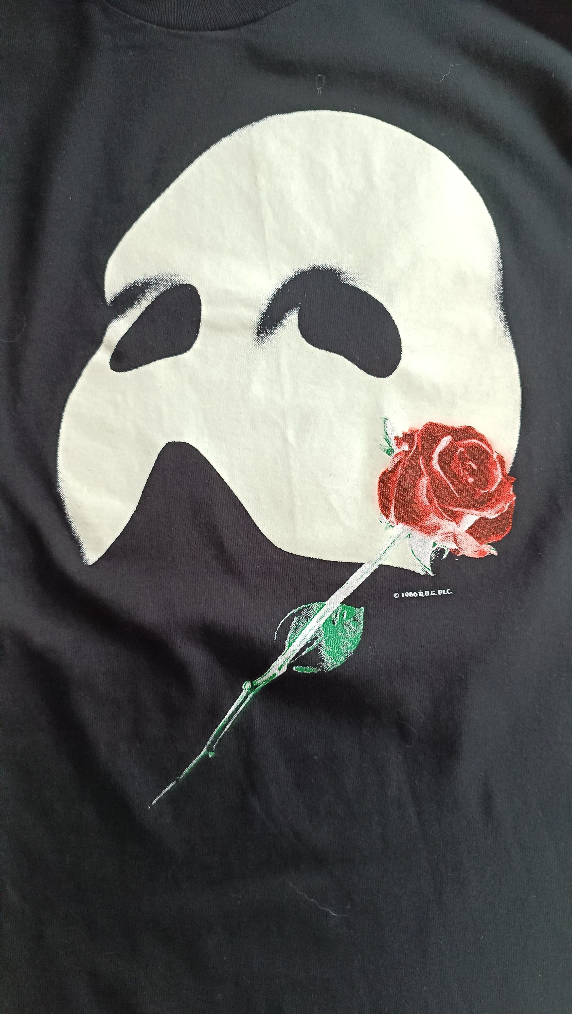 Vintage Vintage Phantom of the Opera 1980 koszulka Kanye VTG - XL Size US XL / EU 56 / 4 - 3 Thumbnail