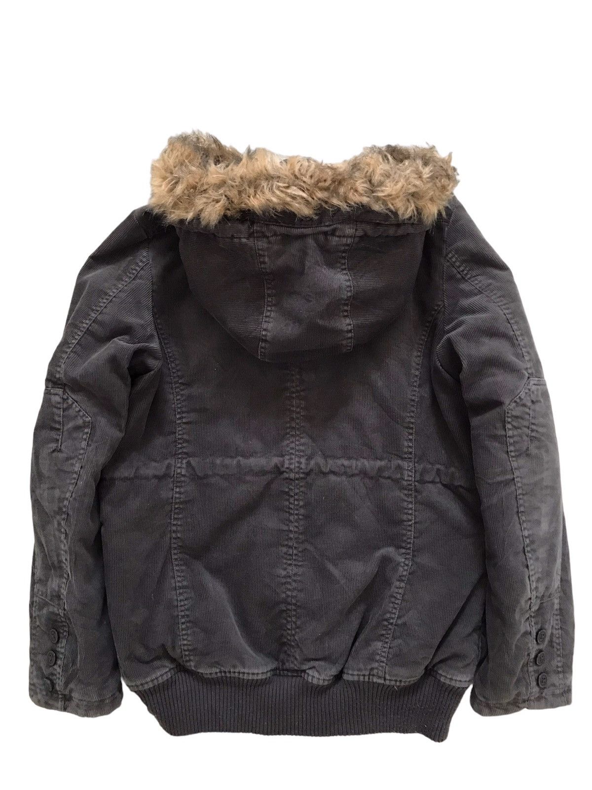 Diesel Diesel M65 Corduroy Shadow Faux Fur Hooded Jacket Size US S / EU 44-46 / 1 - 11 Thumbnail