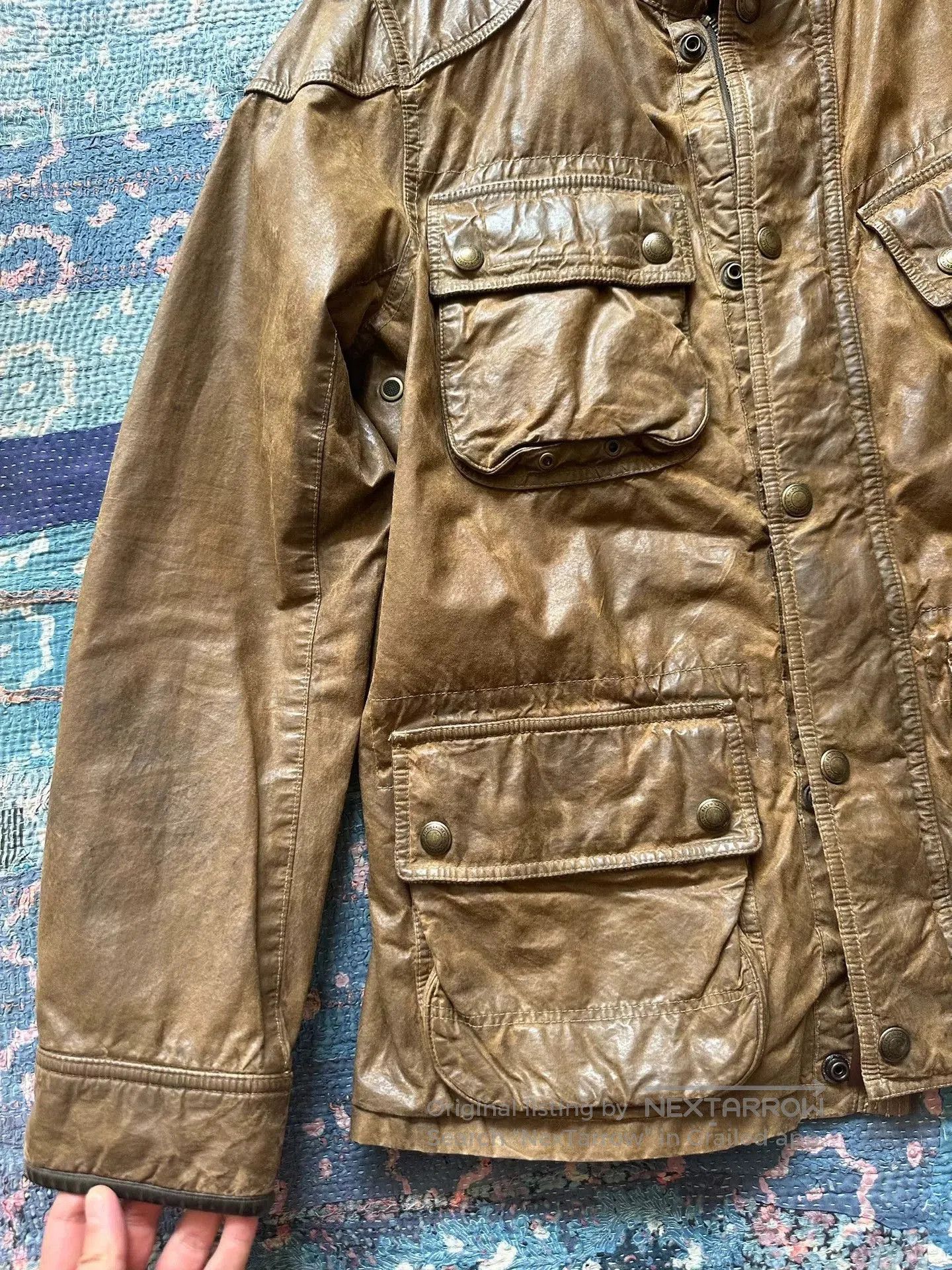Polo Ralph Lauren RRL Leather Motorcycle Jacket.