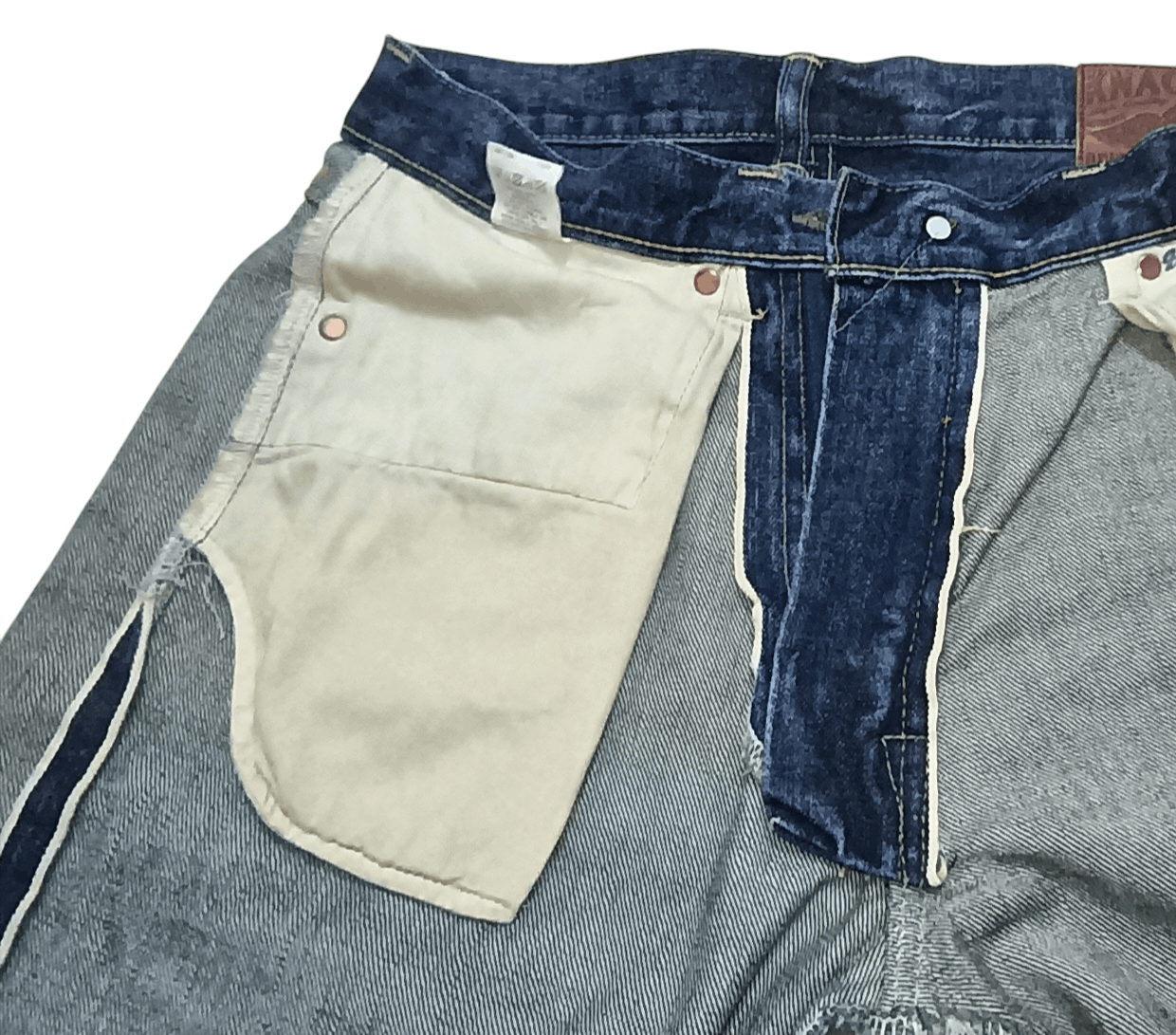 If Six Was Nine VINTAGE KNACKERED 402 HEATH JAPAN BLUE SELVEDGE 14oz DENIM Size US 32 / EU 48 - 8 Thumbnail