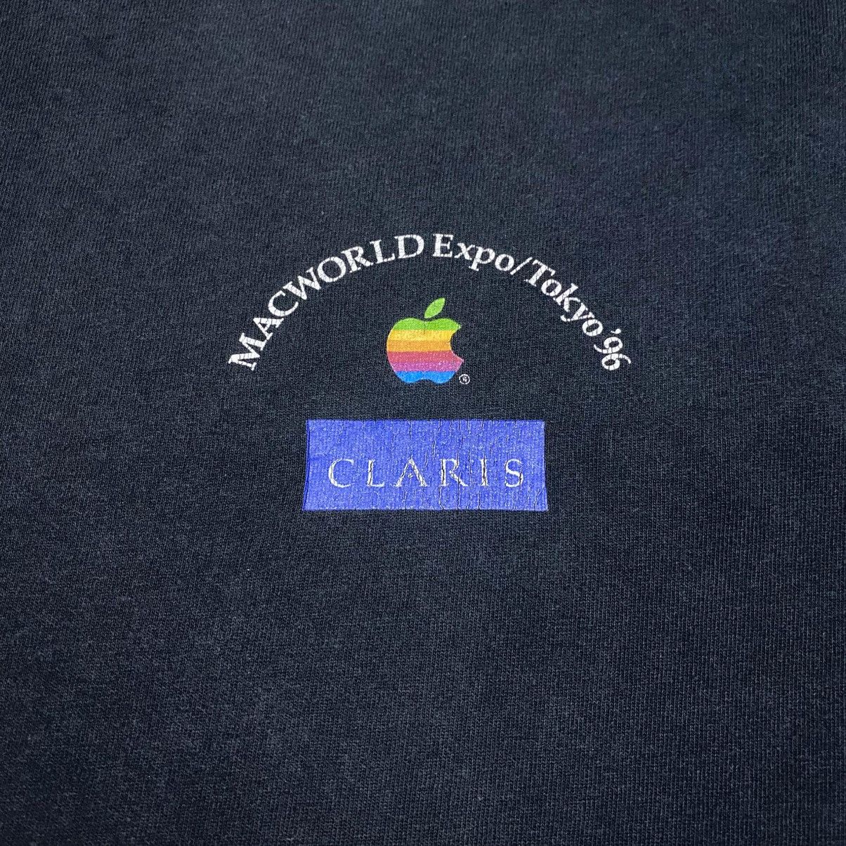 Apple Rare‼️🔥Vintage Distress Apple PC Backhit Long Sleeve T-Shirt Size US M / EU 48-50 / 2 - 6 Thumbnail