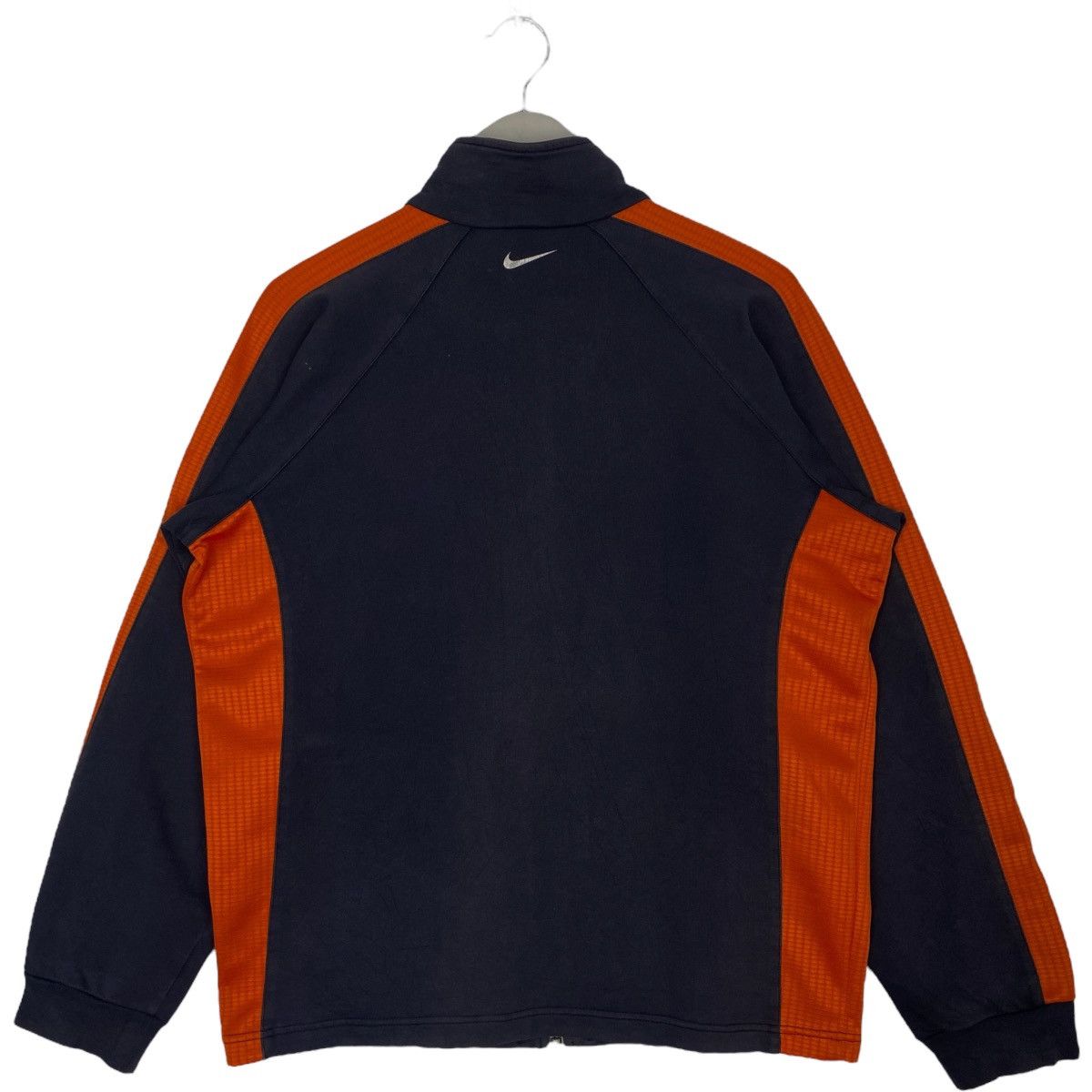 Vintage Vintage Nike Full Zip Sweater Small Logo Orange/Black Size M Size US M / EU 48-50 / 2 - 6 Thumbnail
