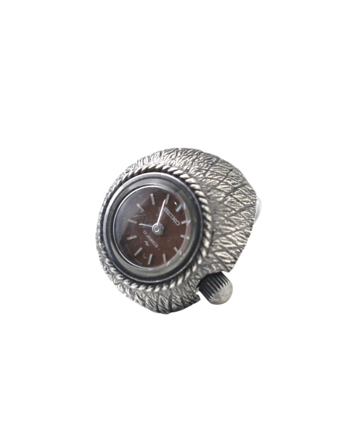 Seiko 1970S SEIKO 17-JEWEL MINIATURE MANUAL WINDING WATCH RING Size ONE SIZE - 1 Thumbnail