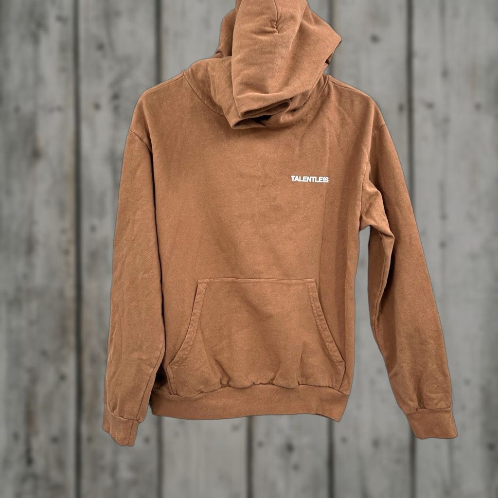 Talentless Talentless Hoodie Mens Small Tan Pocket Sweatshirt Scott Disick Streetwear y2k Size US S / EU 44-46 / 1 - 1 Thumbnail