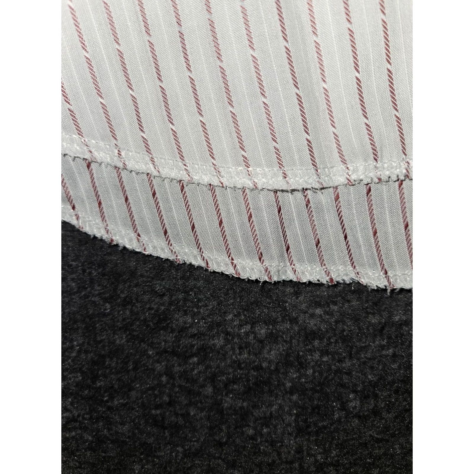 Wrangler VINTAGE Wrangler Shirt Mens 18 Tall White Red Stripe Western Pearl Snap USA Shirt Man Tall 18 White Red Striped Western Cowboys Size US XXL / EU 58 / 5 - 7 Thumbnail