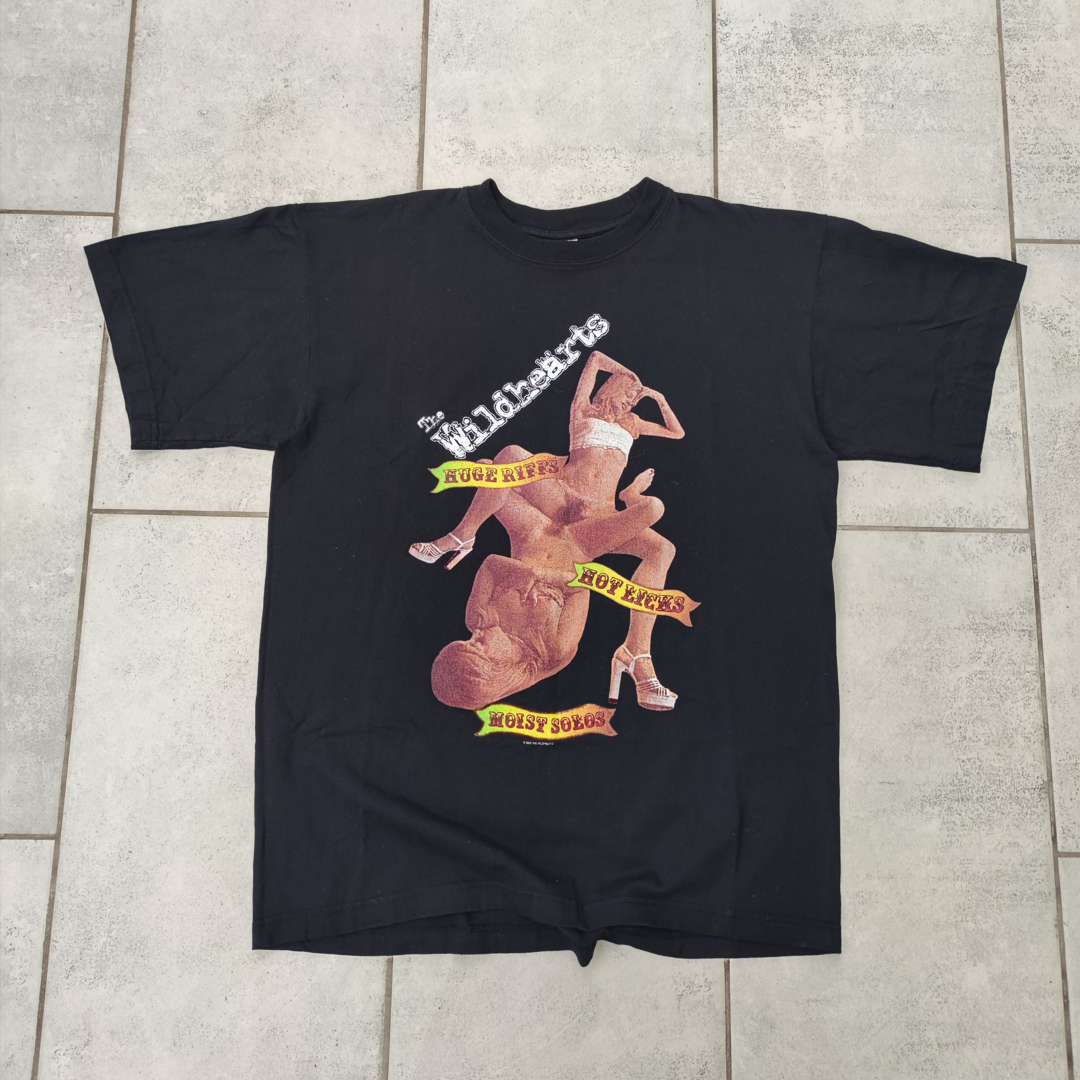 WILD HEARTS 90sヴィンテージtシャツ Vintage 90s The Wildhearts Rock Band Tee Rare T Shirt Size