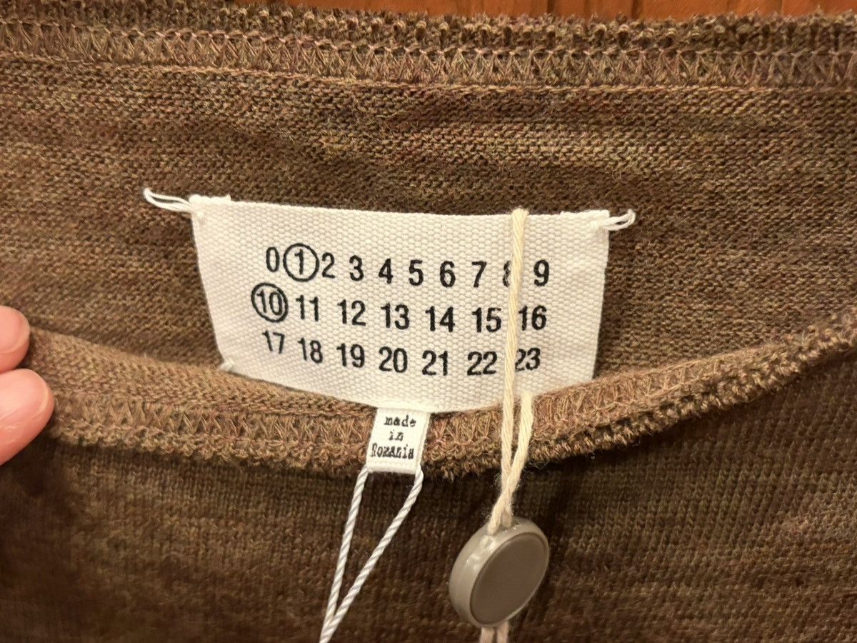 Maison Margiela Maison Margiela - Striped Wool-Blend Sweater Size US XS / EU 42 / 0 - 6 Thumbnail