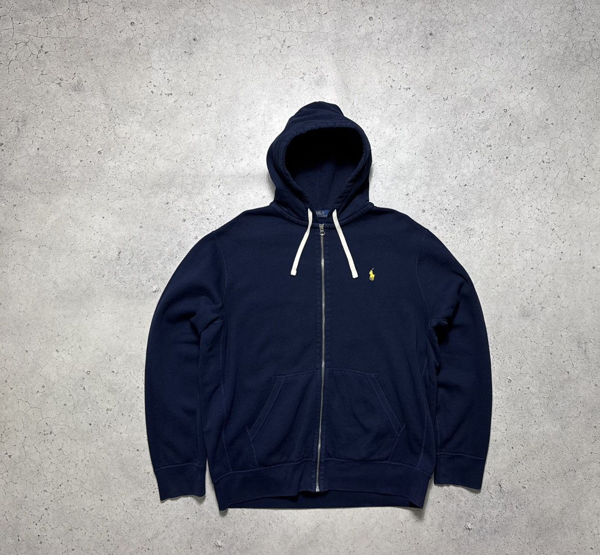 Polo Ralph Lauren Polo Ralph Lauren Navy Full Zip Hoodie PRL Size XL Size US XL / EU 56 / 4 - 2 Thumbnail