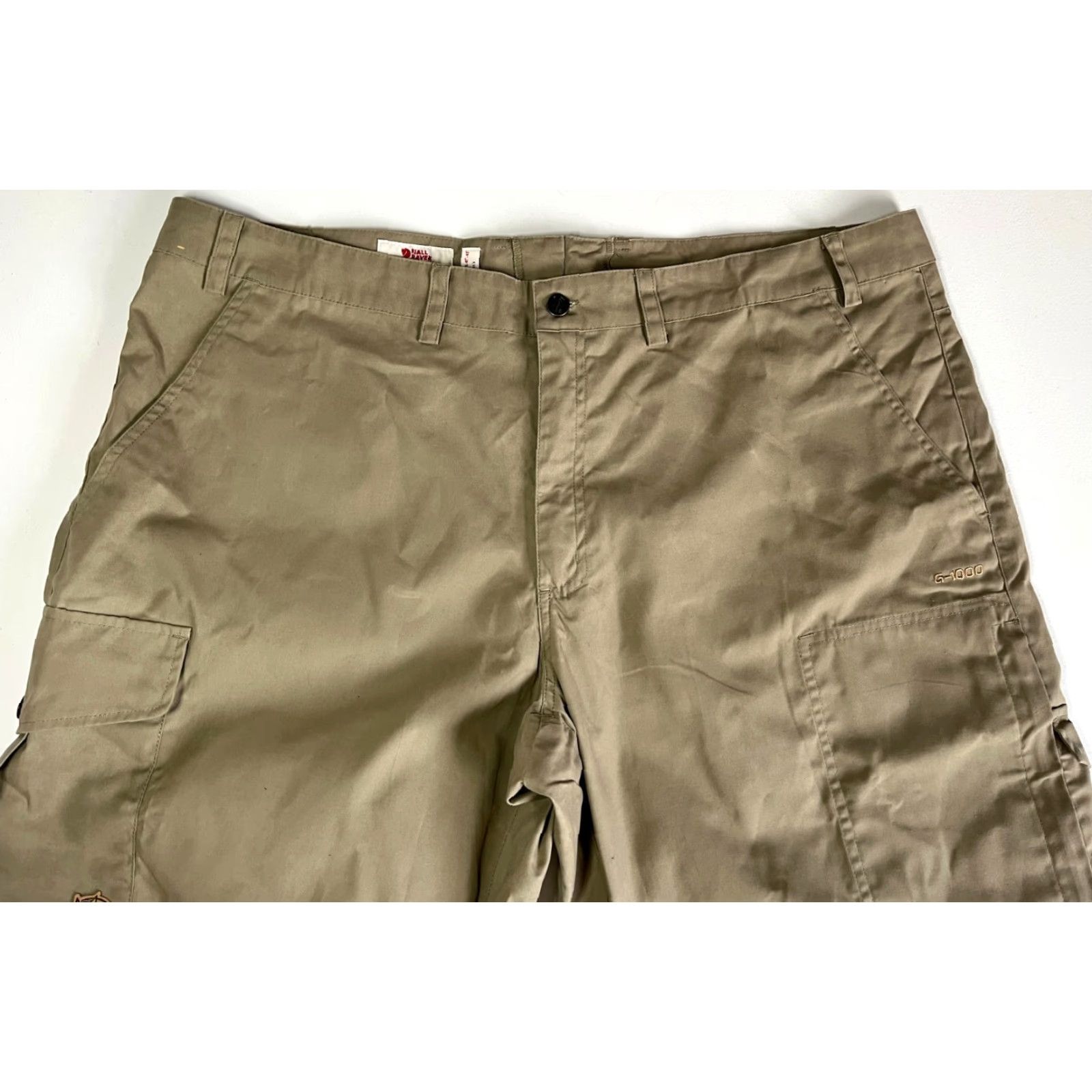 Vintage VINTAGE Fjällräven Men's Karl Zip-Off Trousers G-1000 Regular Fit 41-42 Khaki 82792 Cargo Pockets Zip Off Legs 40 Inseam Jeans? Wait. Size US 41 - 4 Thumbnail