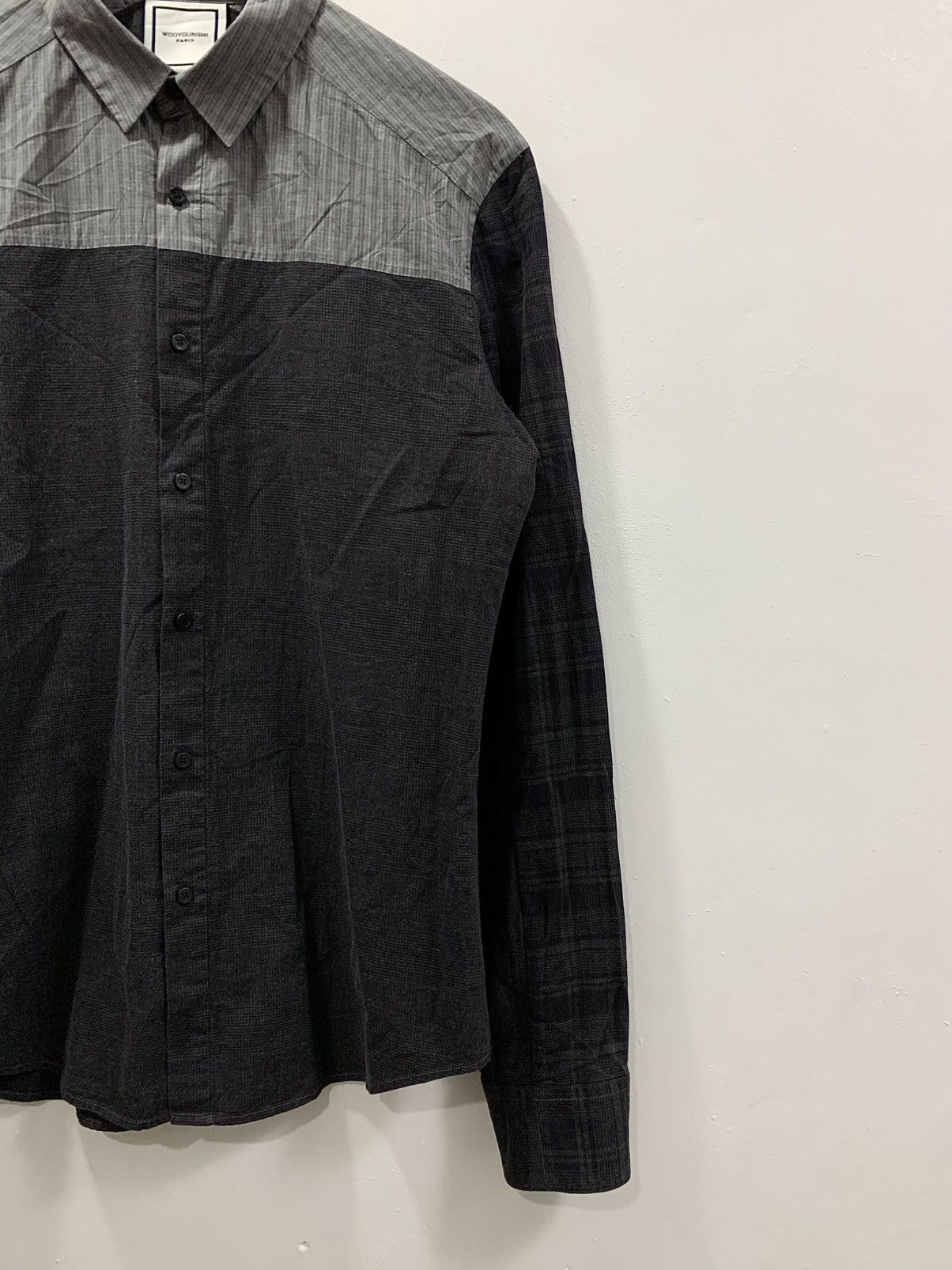 Wooyoungmi WOOYOUNGMI TRI-TONE - COLOR BLOCK BUTTON-UP L/S SHIRT Size US M / EU 48-50 / 2 - 5 Thumbnail