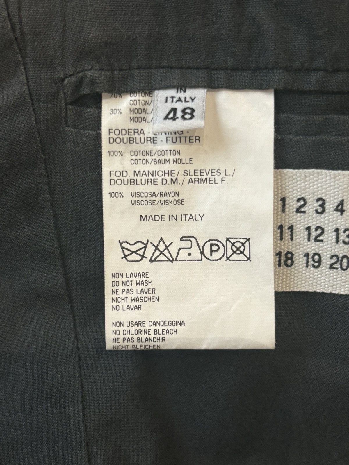 Maison Margiela Maison Martin Margiela | AW2001 Velvet Suit Jacket Size 48R - 7 Thumbnail