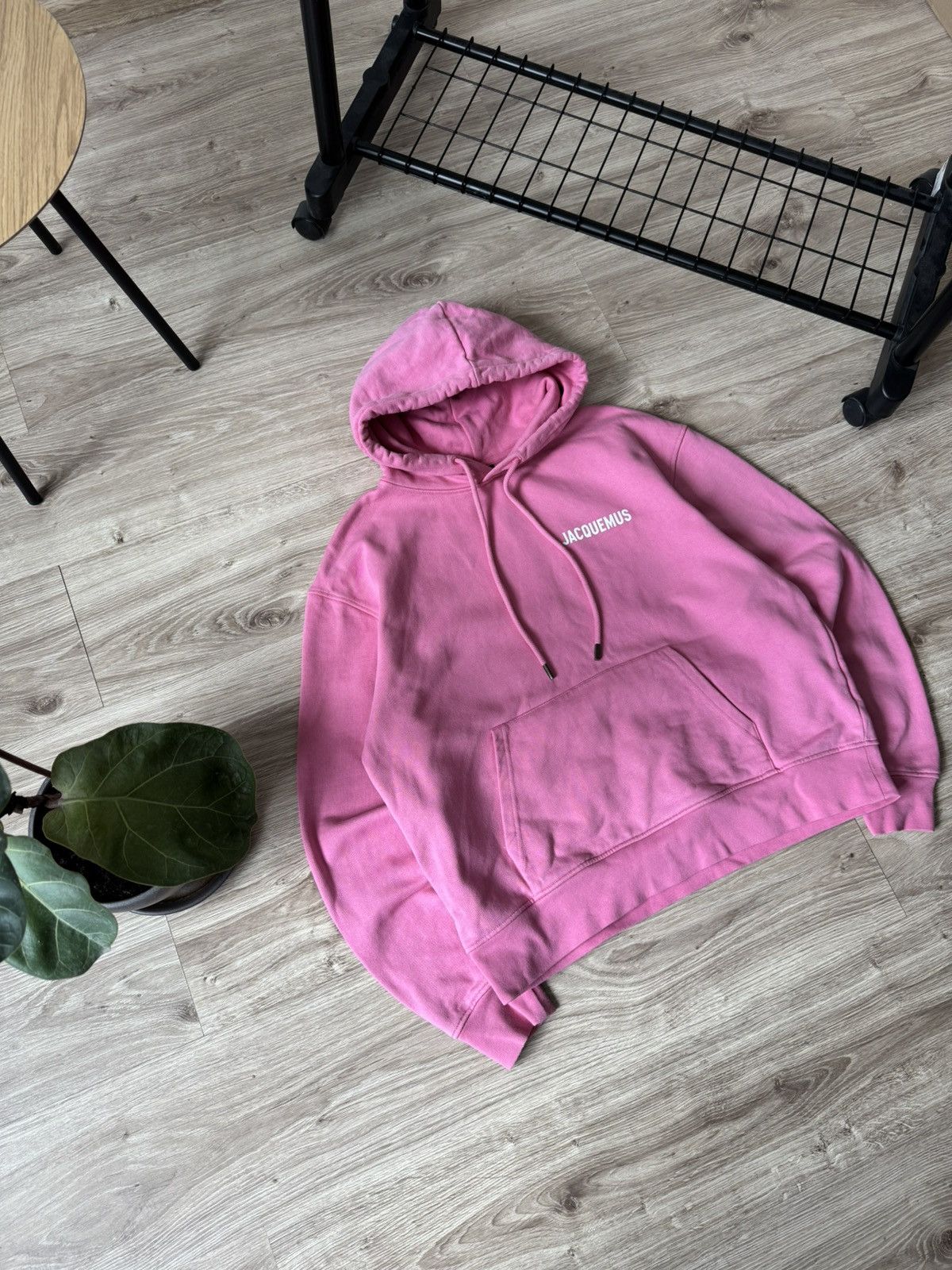 Jacquemus Jacquemus Pink Logo Hoodie Size M / US 6-8 / IT 42-44 - 2 Thumbnail