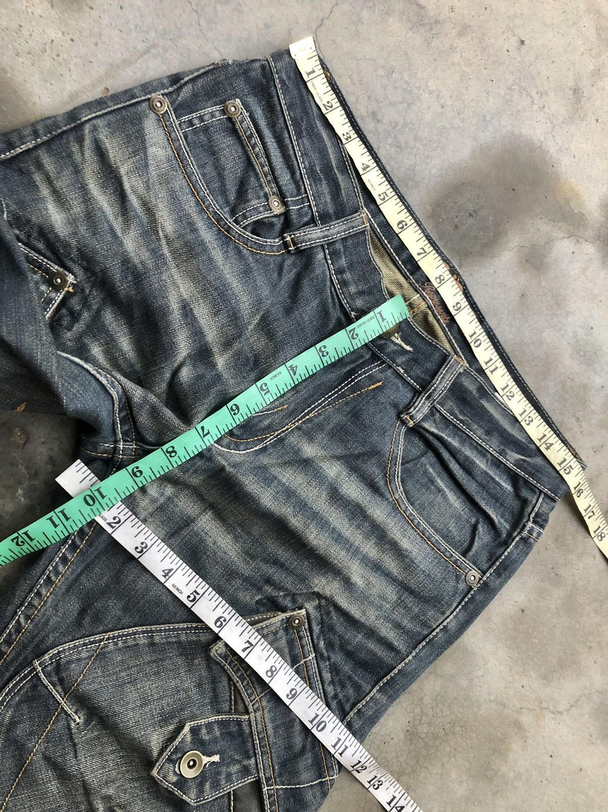 Japanese Brand TACTICAL SIX POCKET DENIM BY IKKA Size US 31 - 6 Thumbnail