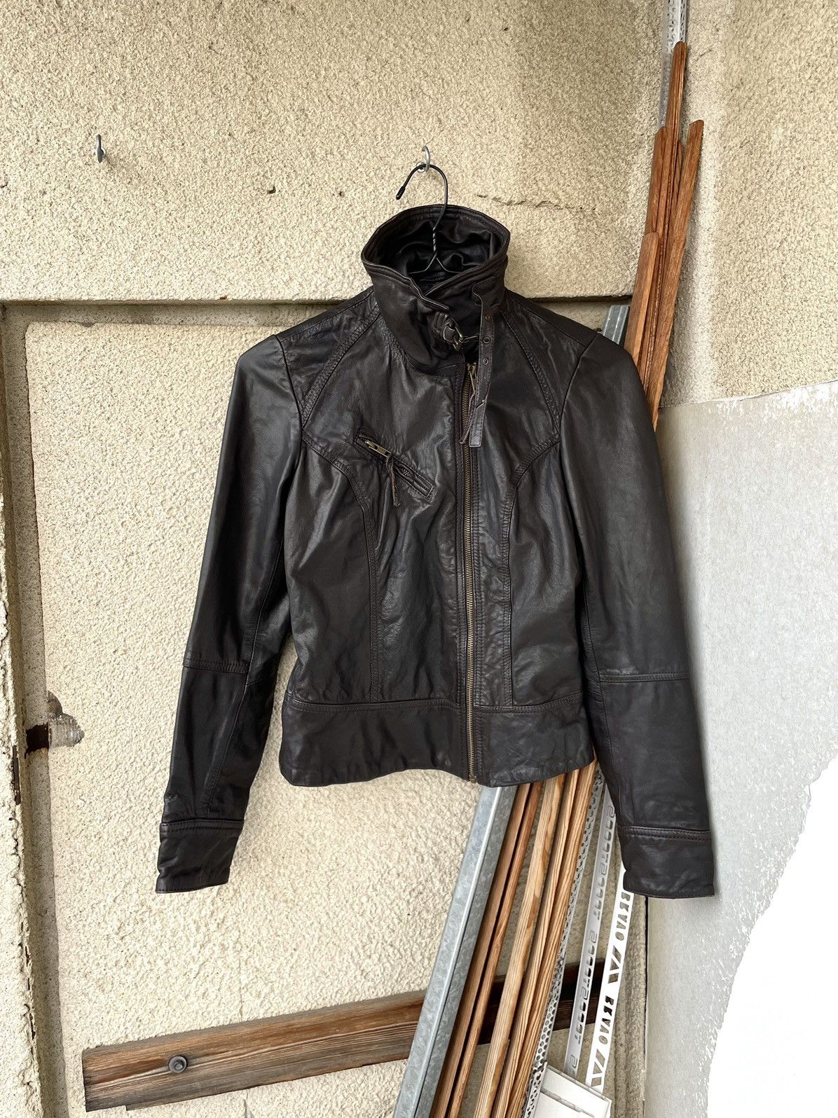 Allsaints Allsaints Belvedere Avant Garde Biker Leather Jacket US 2 Size XS / US 0-2 / IT 36-38 - 5 Thumbnail