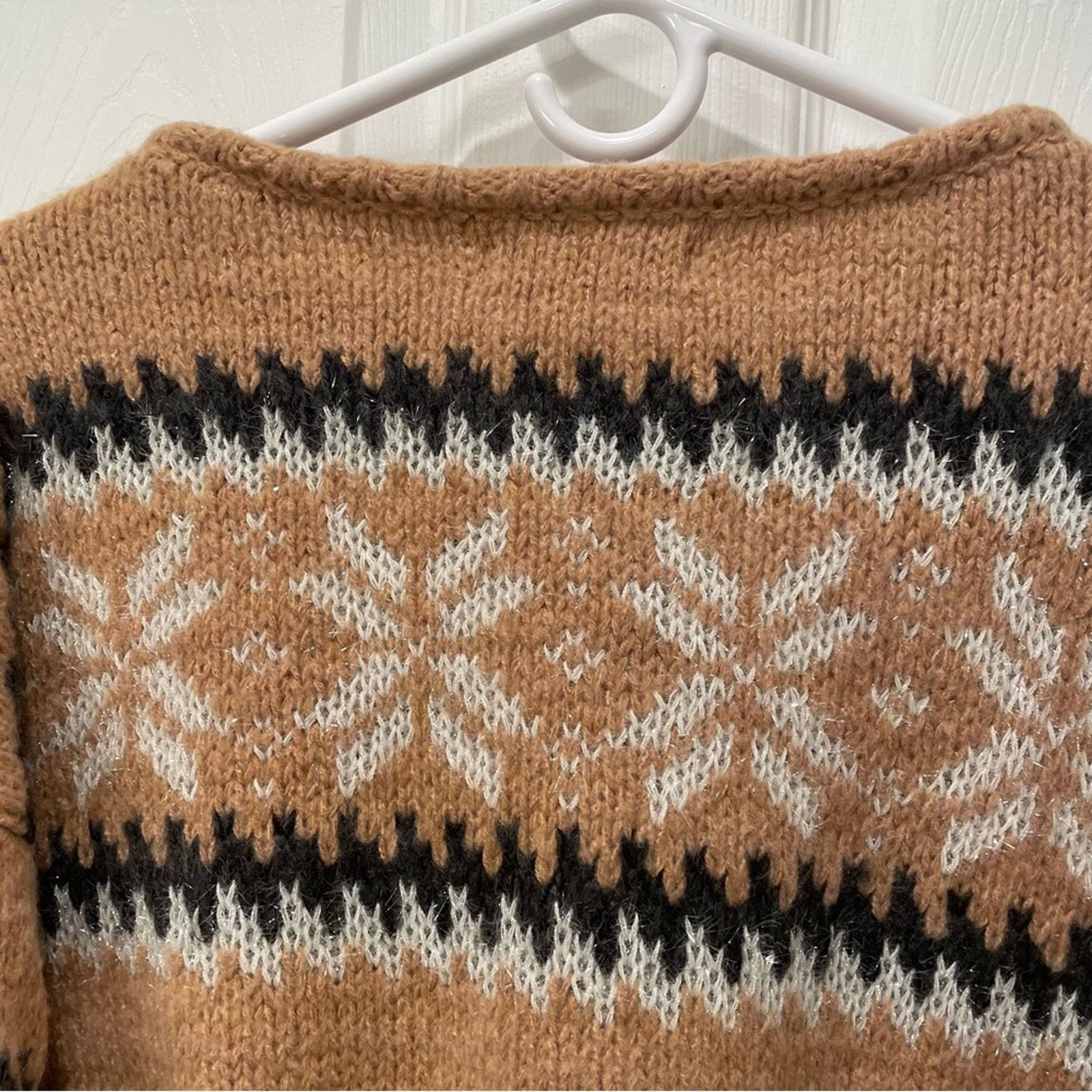 Urban Outfitters Urban Outfitters Cropped Fair Isle Sweater M Size M / US 6-8 / IT 42-44 - 7 Thumbnail