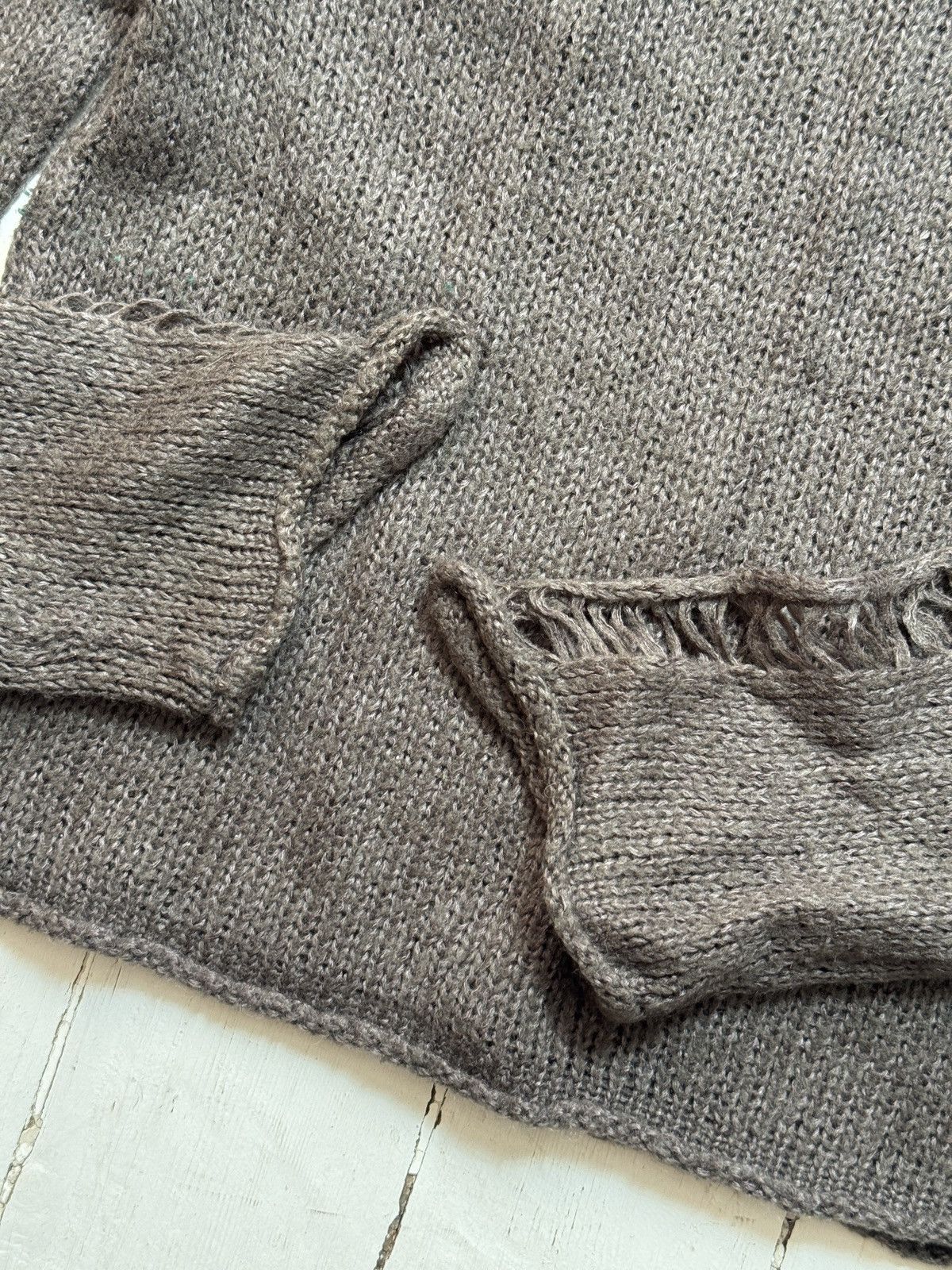Sisley VINTAGE SISLEY 2000s KNITTED MESH SWEATER Size S / US 4 / IT 40 - 7 Thumbnail